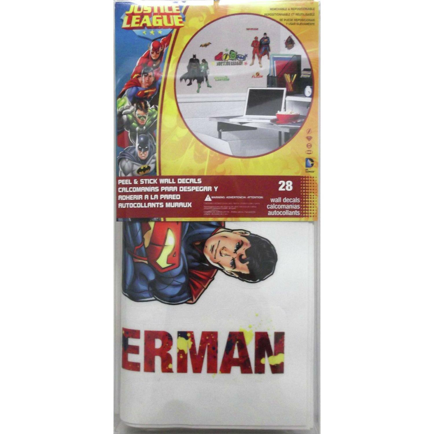 RoomMates Justice League Peel & Stick Wall Decals