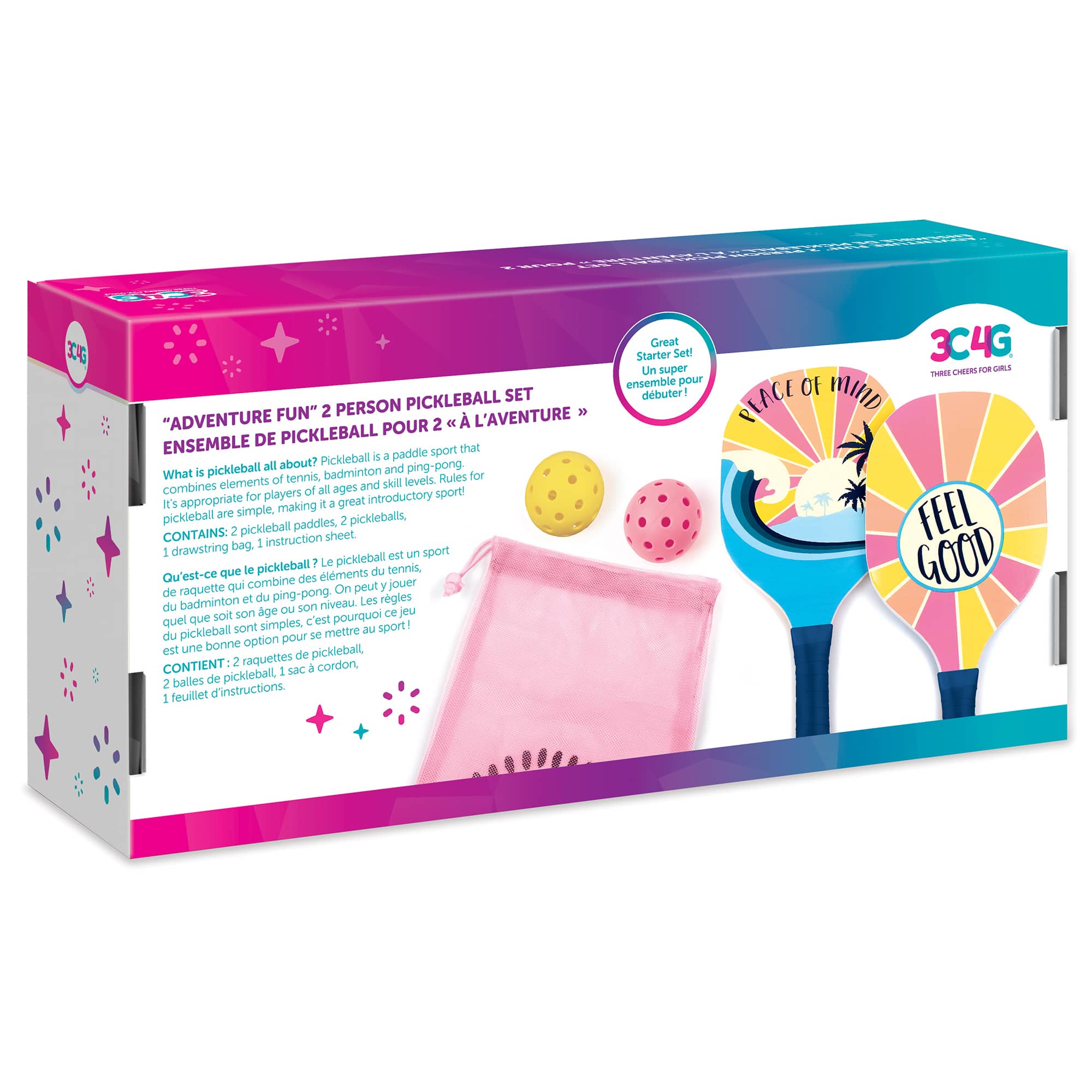 Make It Real 3C4G: Adventure Fun Pickleball Set
