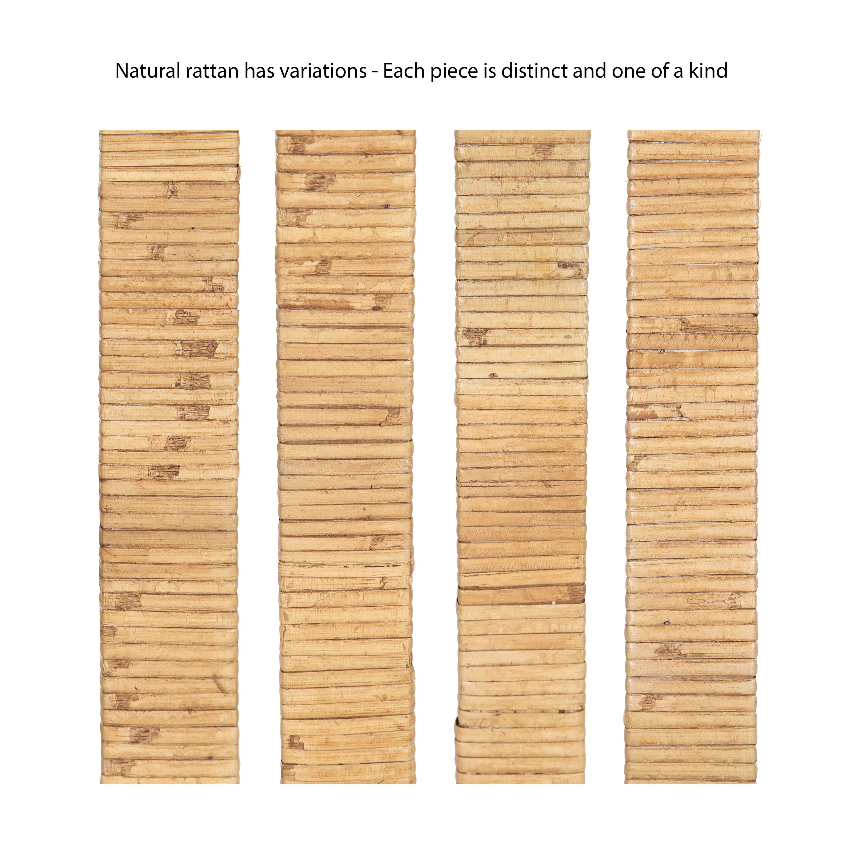 Kate and Laurel Ori Rattan & Wood Mirror Vanity Cabinet