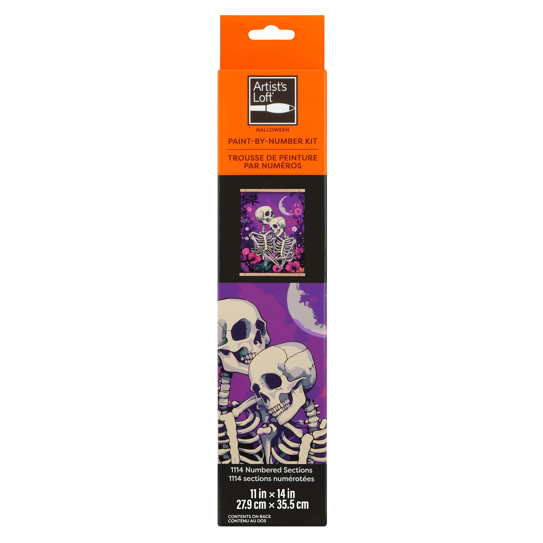 11" x 14" Floral Skeleton Couple Paint-by-Number Kit by Artist's Loft®