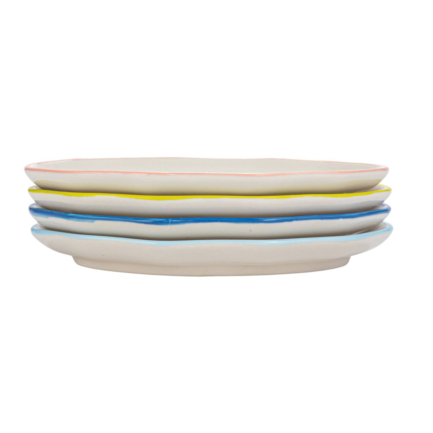 Hello Honey® 5" Hand Painted Stoneware Dish Set