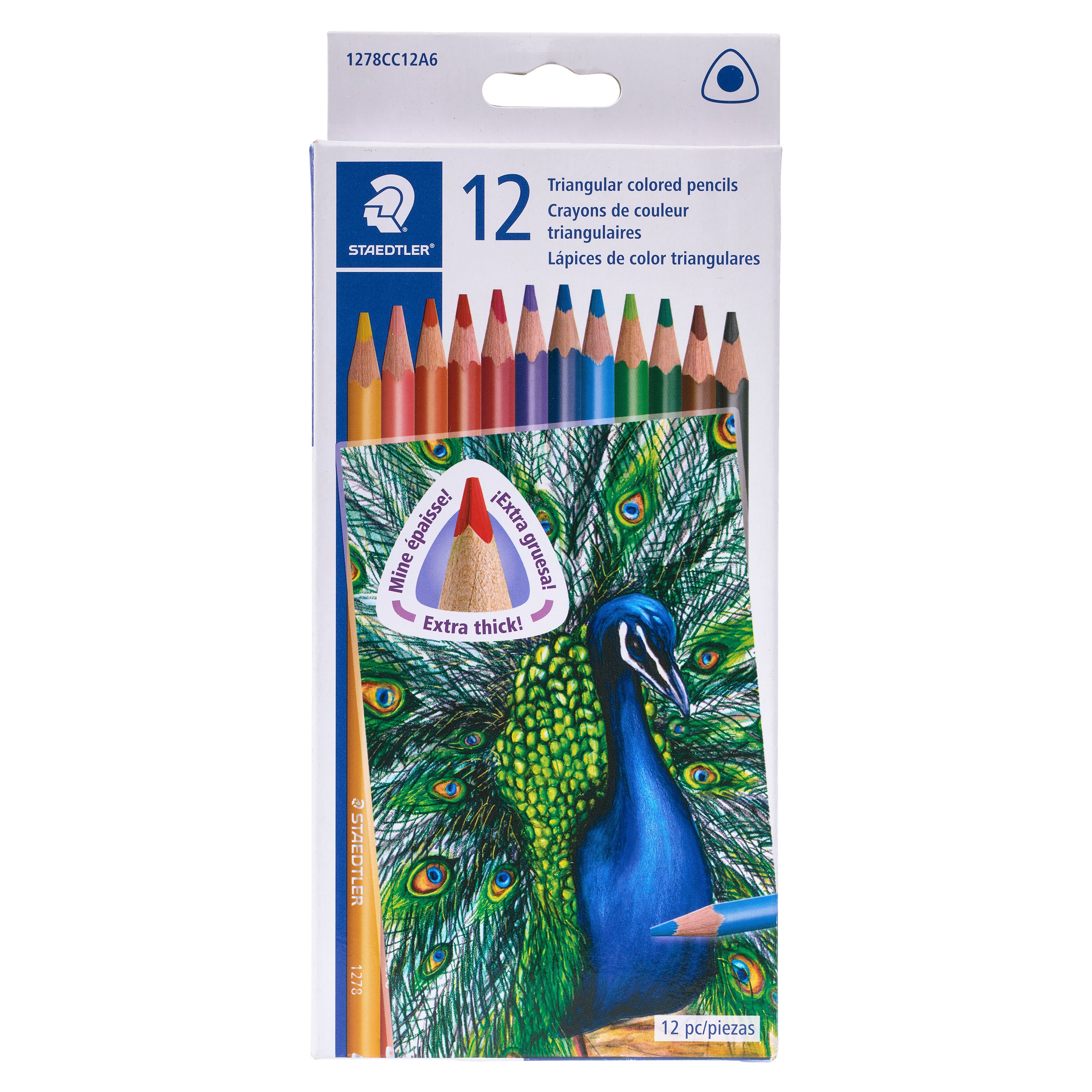 12 Packs: 12 ct. (144 total) Staedtler® Triangular Colored Pencils