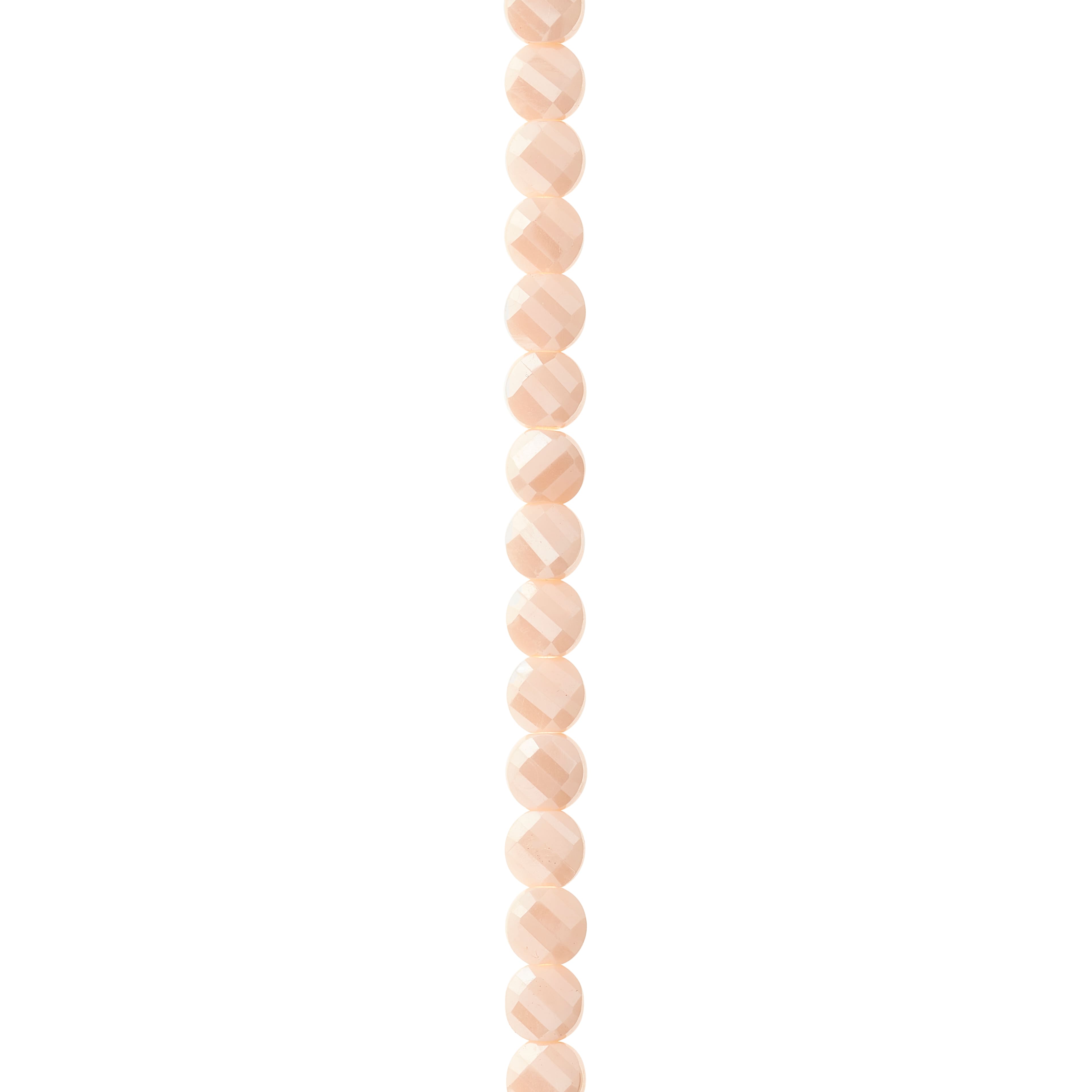 Silverite Champagne Glass Round Beads by Bead Landing™, 8mm
