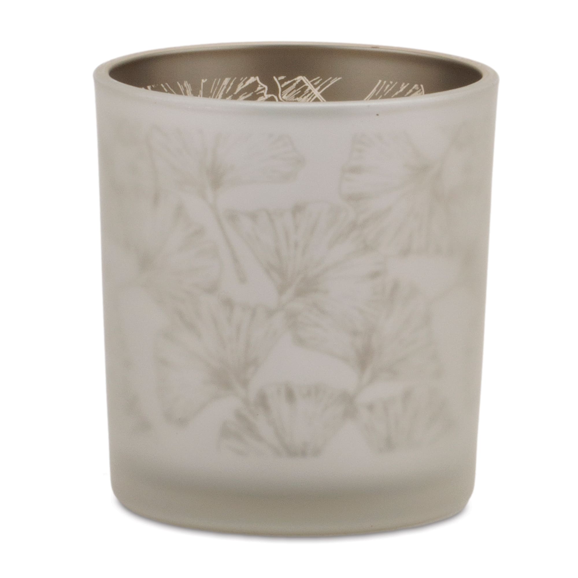 3" Silver & Gold Glass Votive Candle Holders, 3ct.