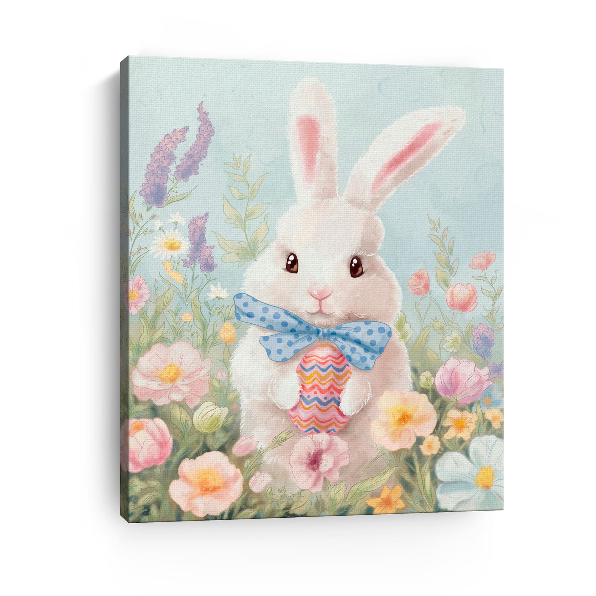 Lumaprints Garden Bunny Canvas Giclée Art