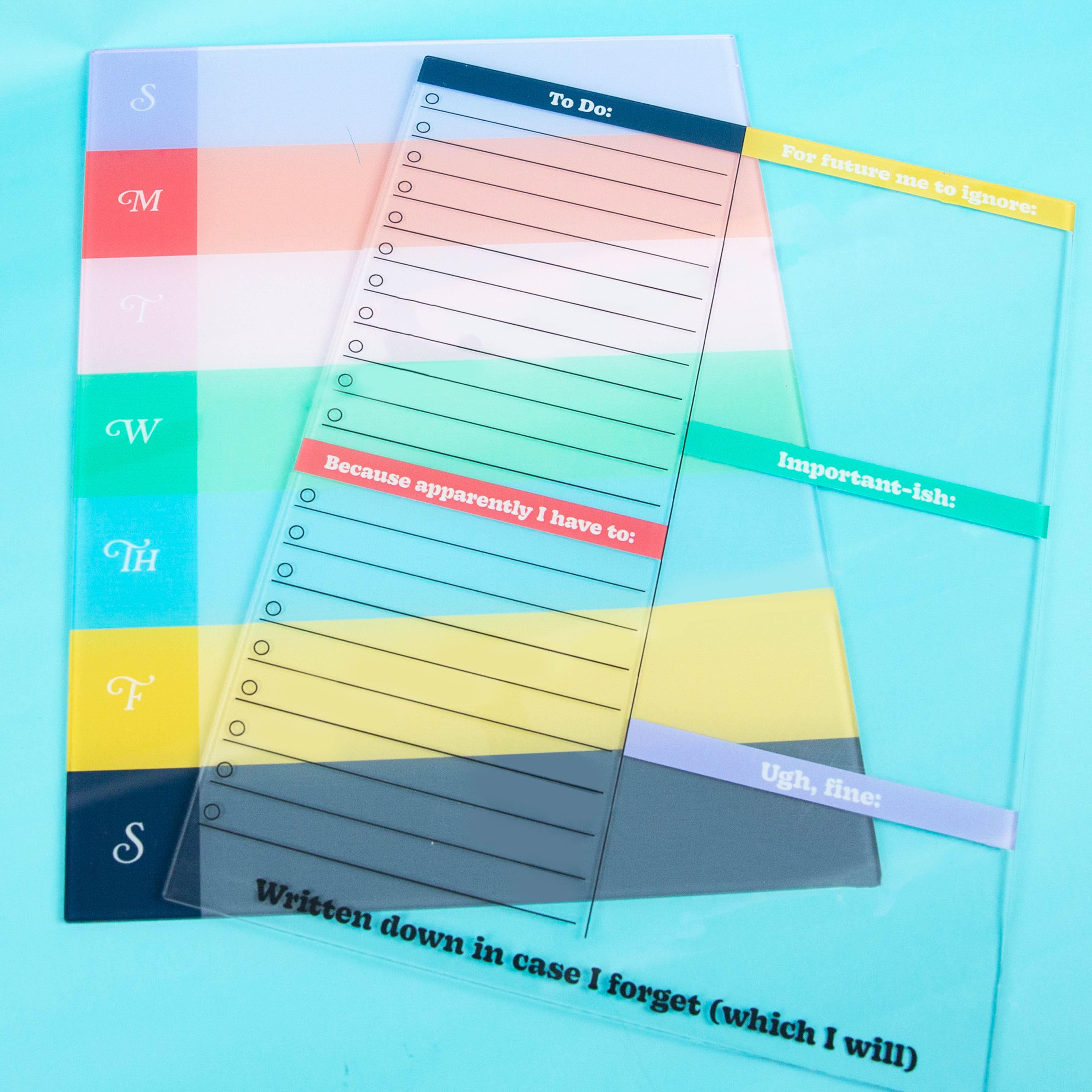 Days of the Week Dry-Erase Memo Board