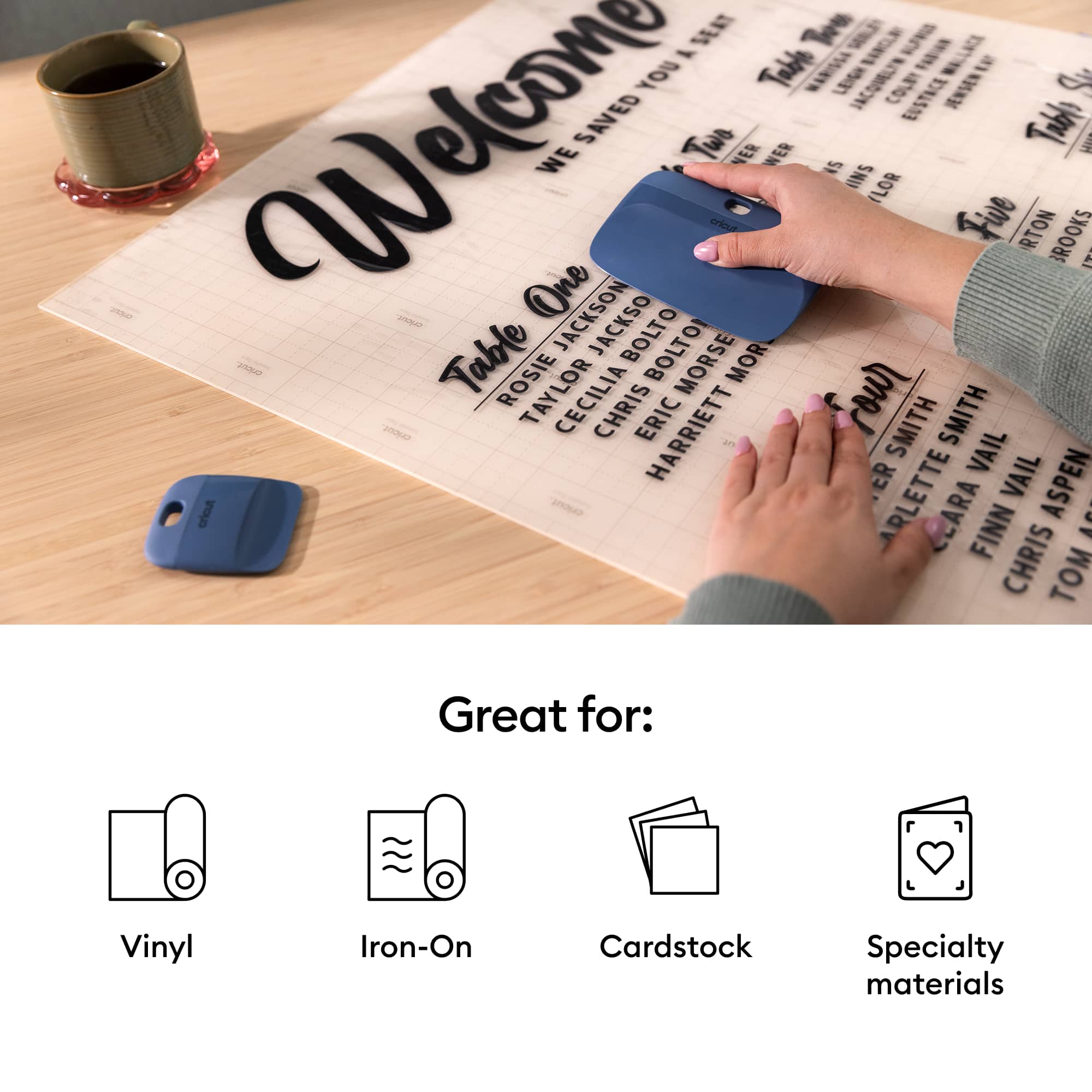 Cricut® Blue 2-Piece Scraper Tool Set