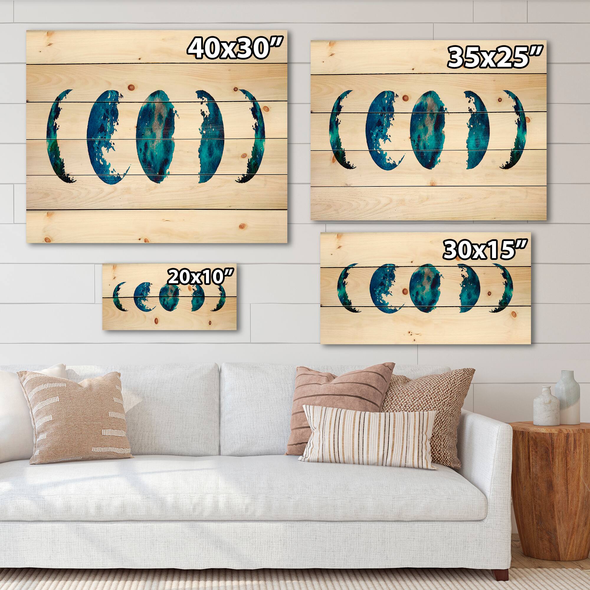 Designart - Blue Moon Phases