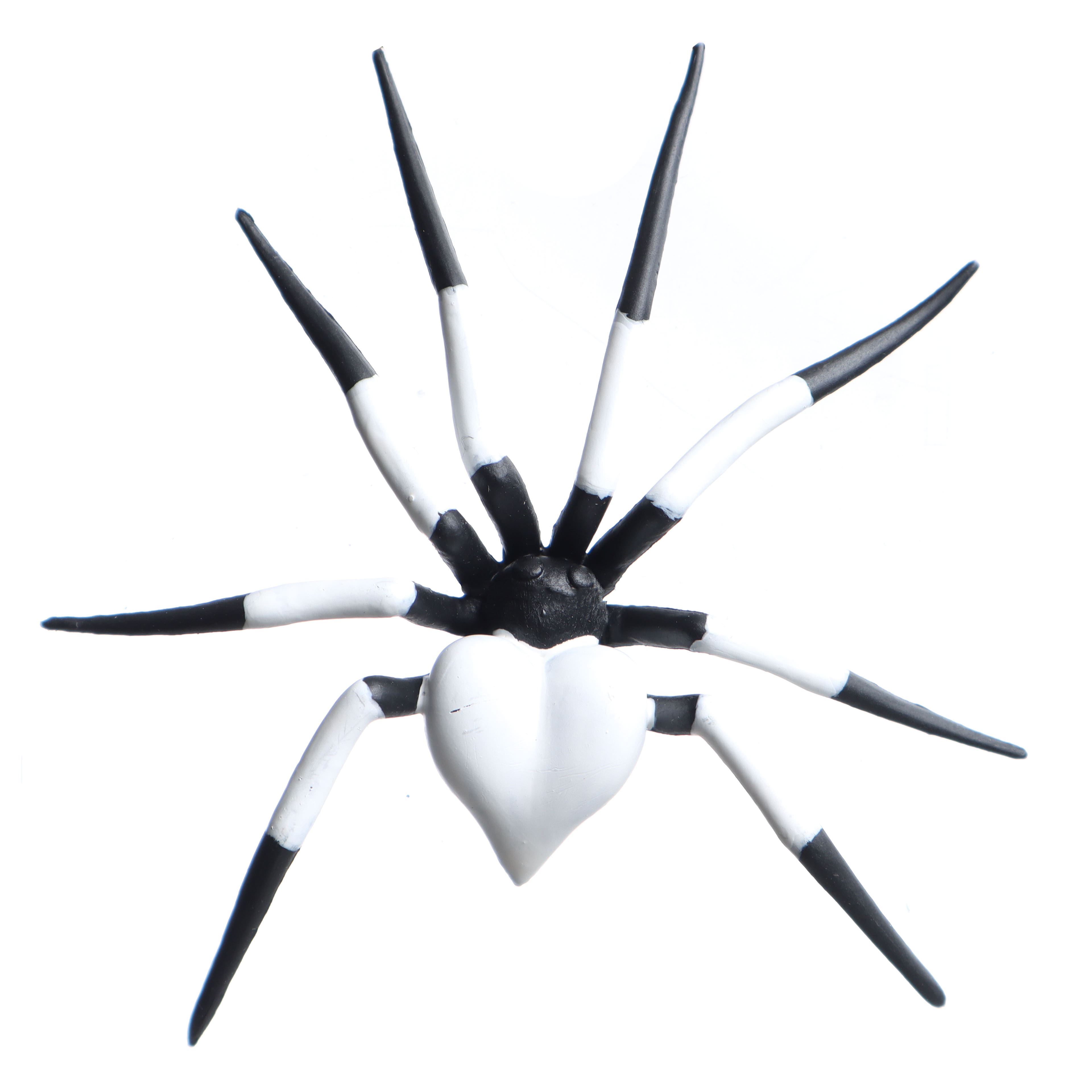 5" Black & White Plastic Spider Accent by Ashland®