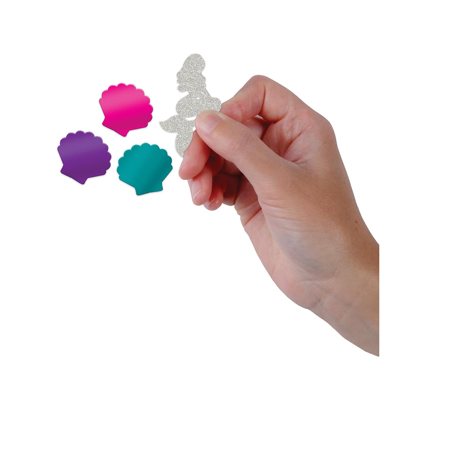 Beistle 1oz. Mermaid Deluxe Sparkle Confetti Packs, 2ct.