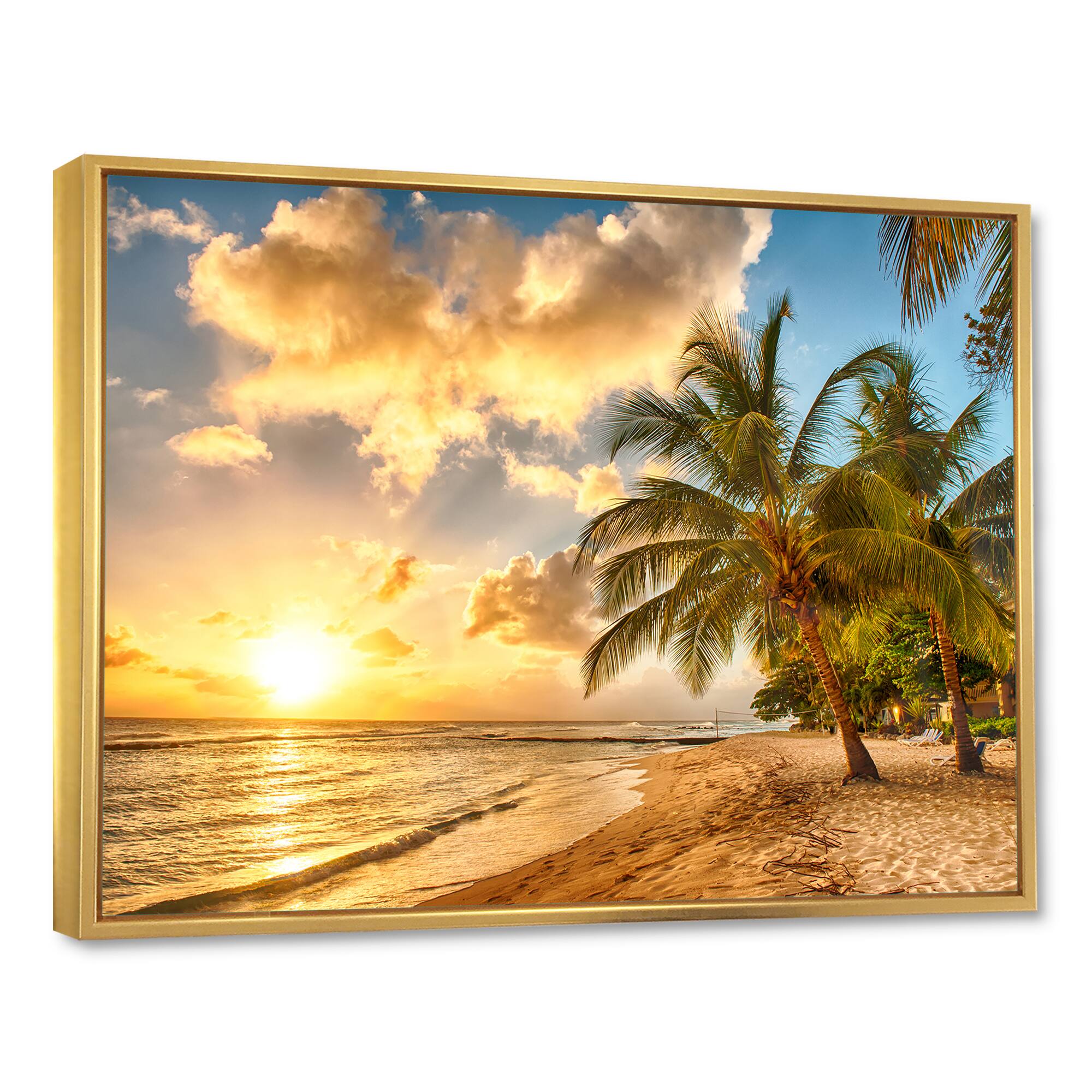 Designart - Gorgeous Beach of Island Barbados