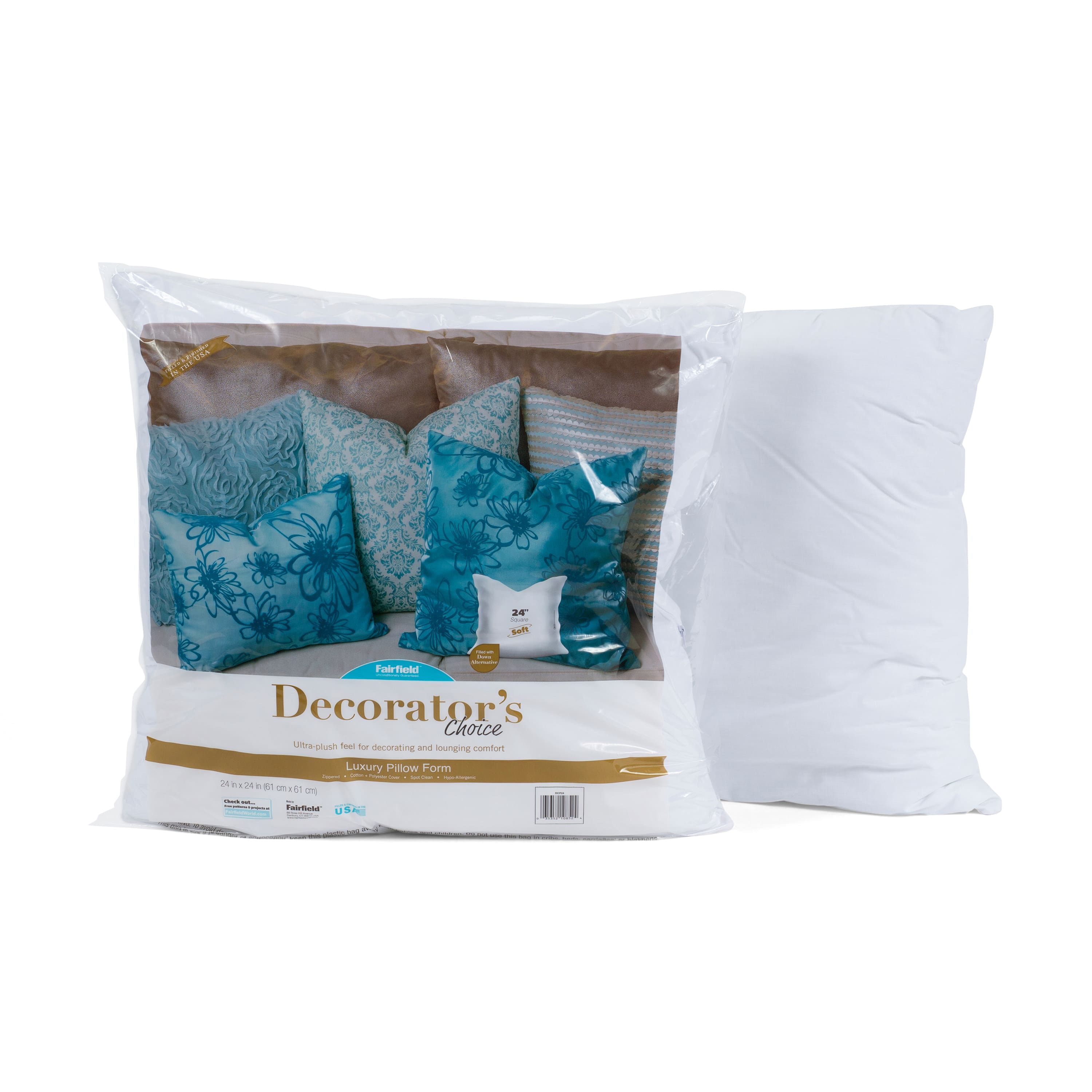 Decorator's Choice Luxury Pillow Form, 24" x 24"