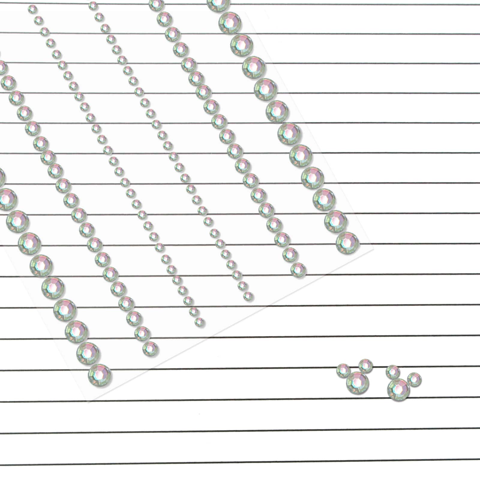 Clear Iridescent Gem Strip Bling Stickers By Recollections™