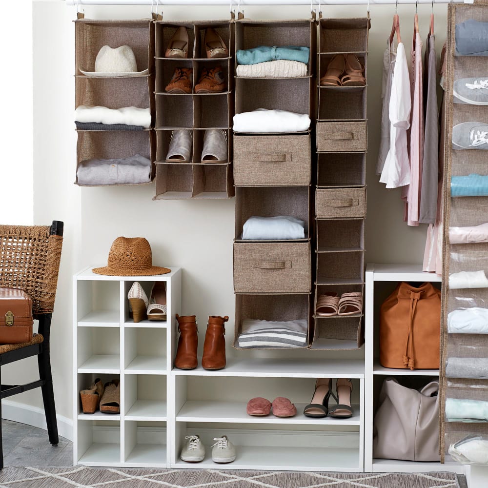 Household Essentials 10-Pocket Hanging Shoe Organizer