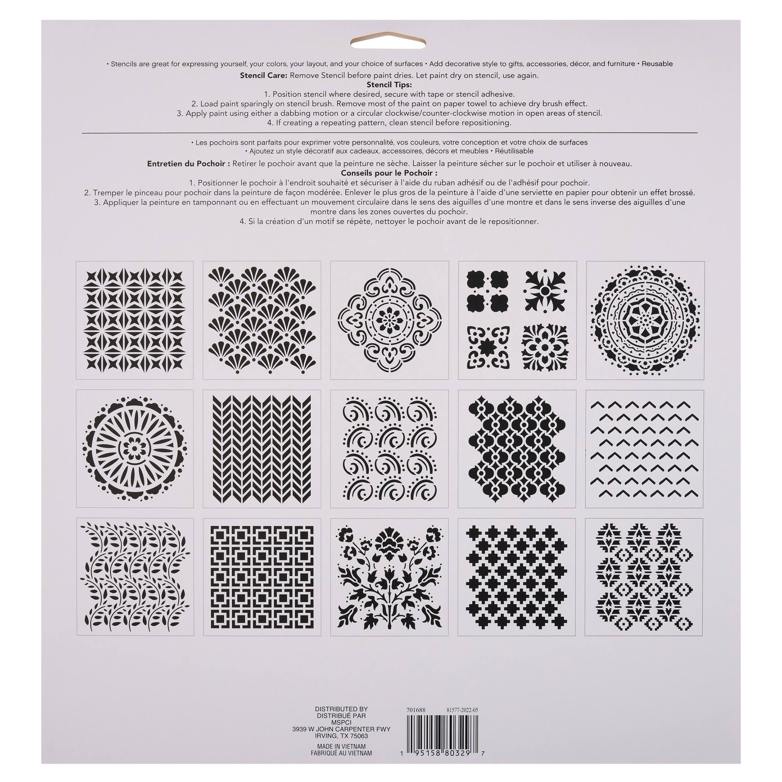 Pattern Stencils by Craft Smart®, 12" x 12"