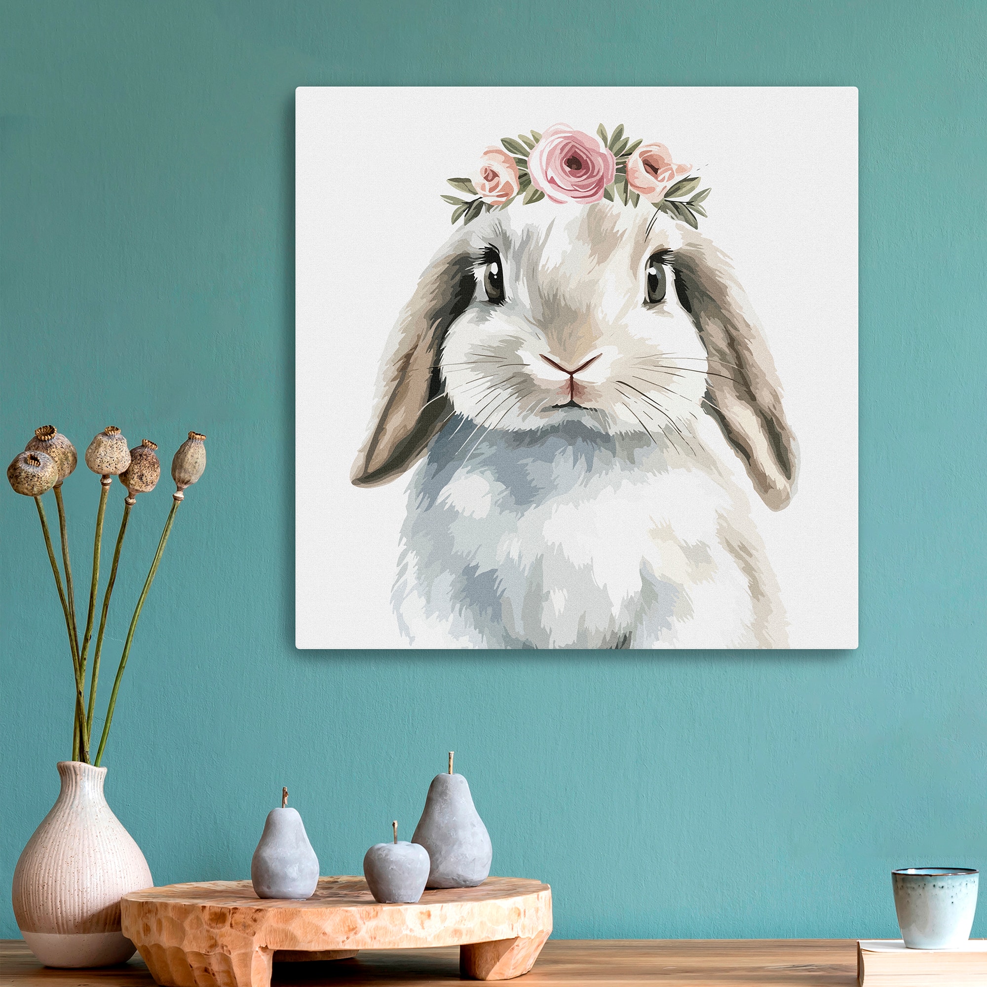 Lumaprints Easter Bunny Canvas Giclée Art