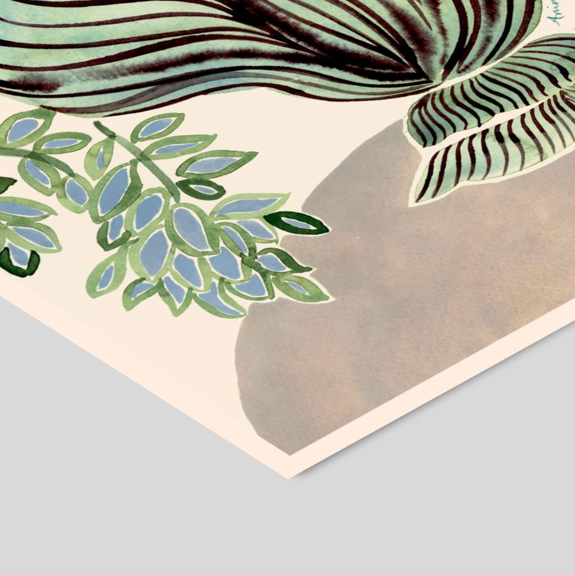 La Poire 8" x 10" Shell Vase Art Print