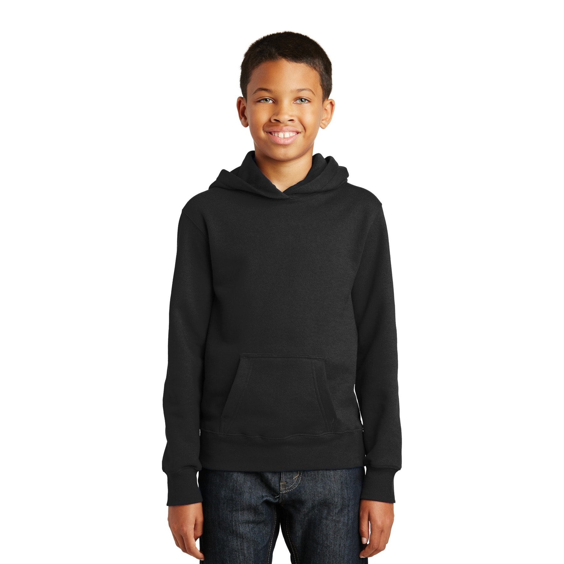 Port & Company® Fan Favorite Youth Fleece Pullover Hooded Sweatshirt