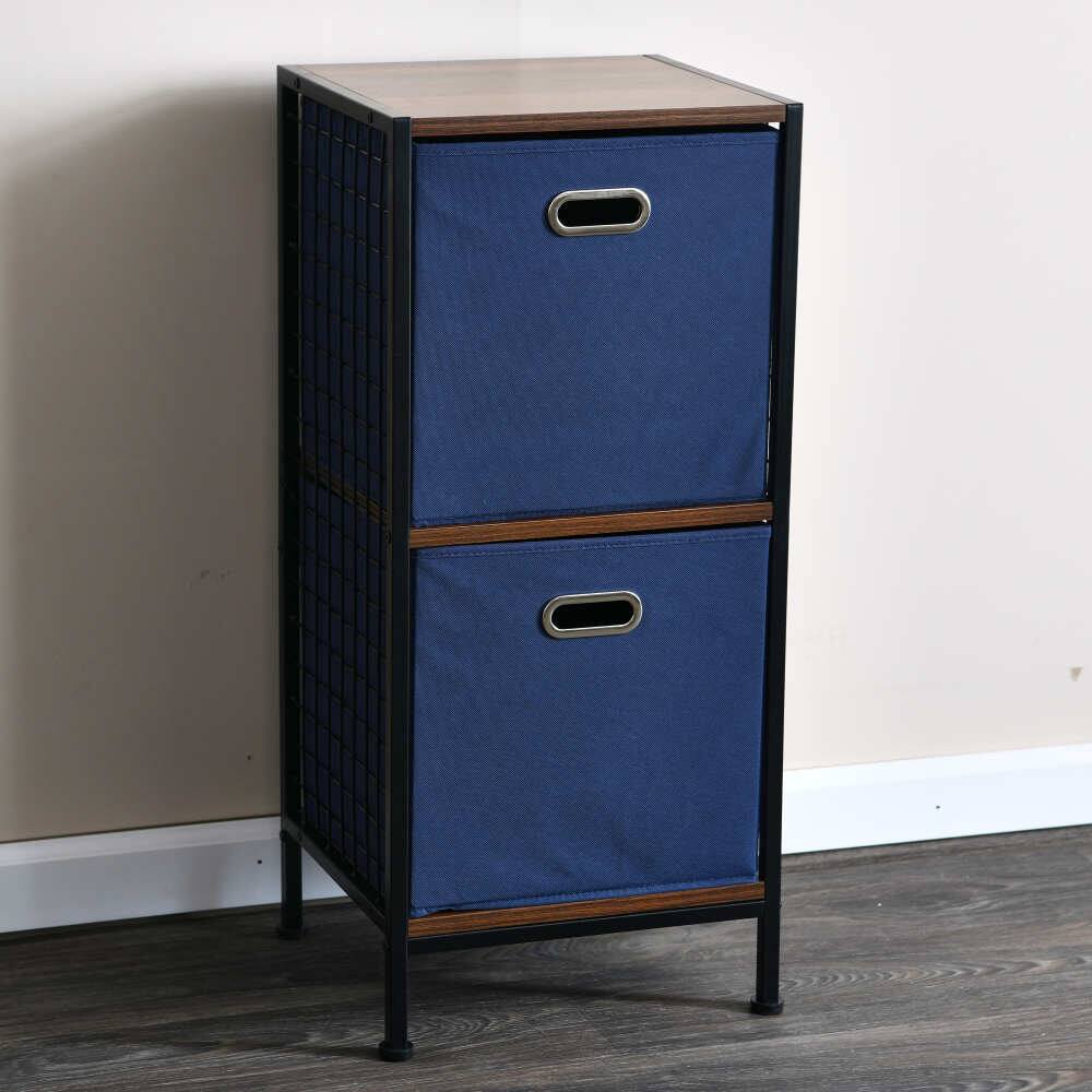 2 Pack Household Essentials 13" Fabric Storage Bins