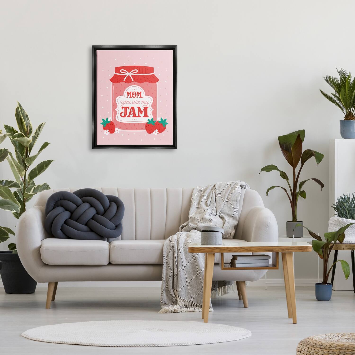 Stupell Industries Mom You Are My Jam Phrase Floater Framed Art