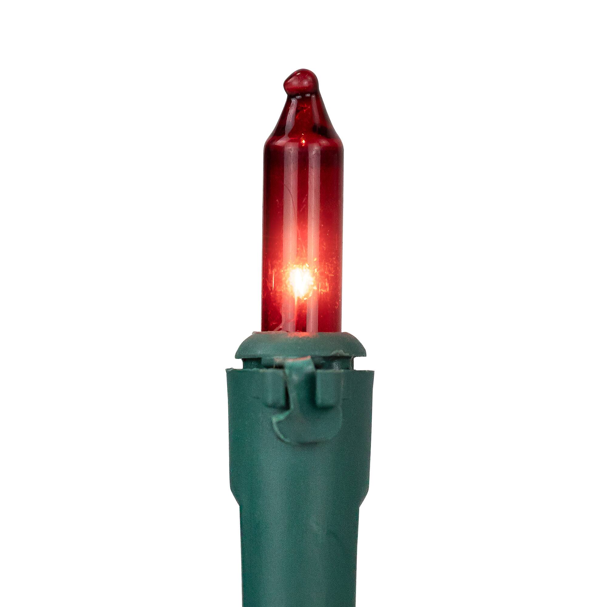 50ct. Mini Christmas String Lights with Green Wire