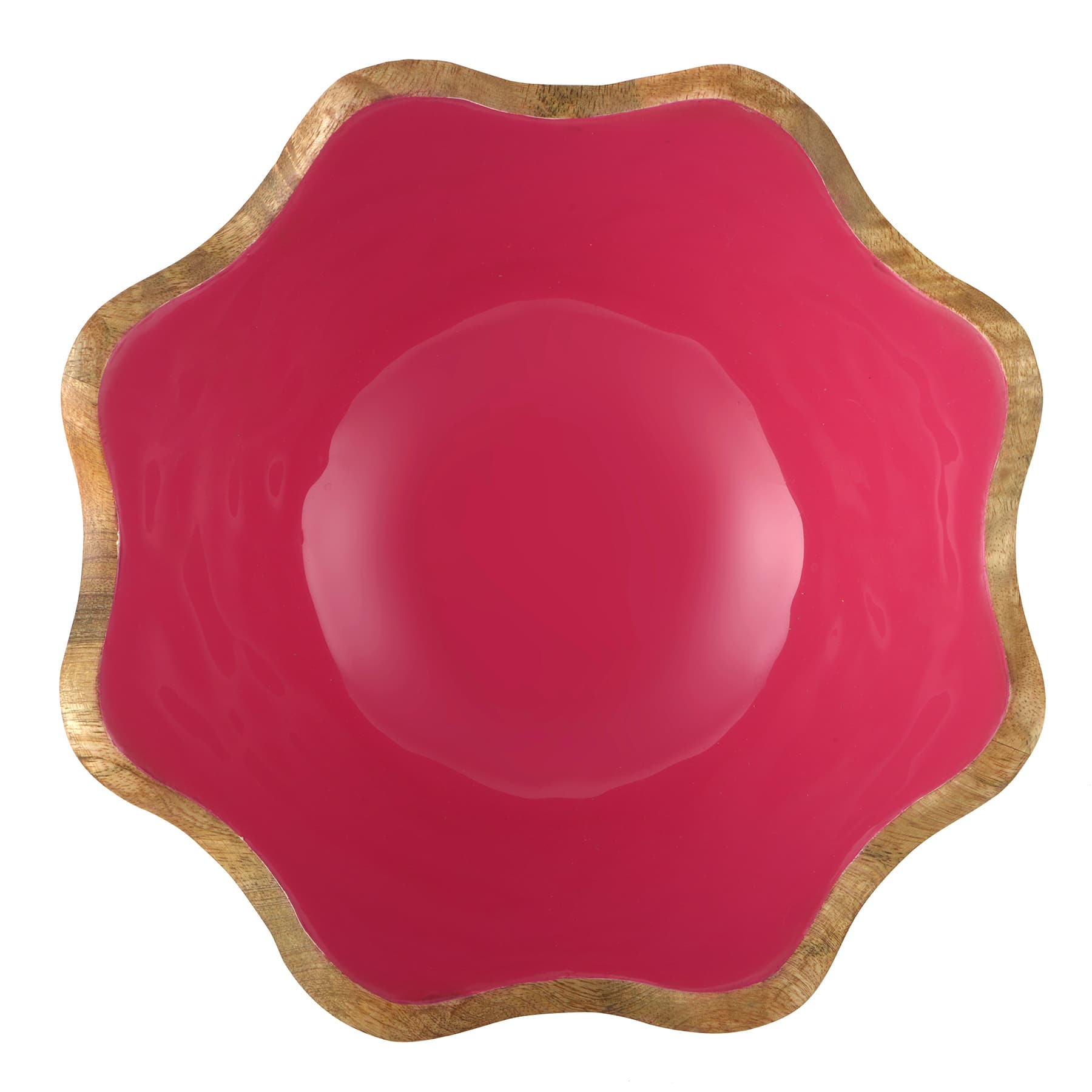 Bol en bois émaillé de 24,6 cm Serre chaude de Celebrate It