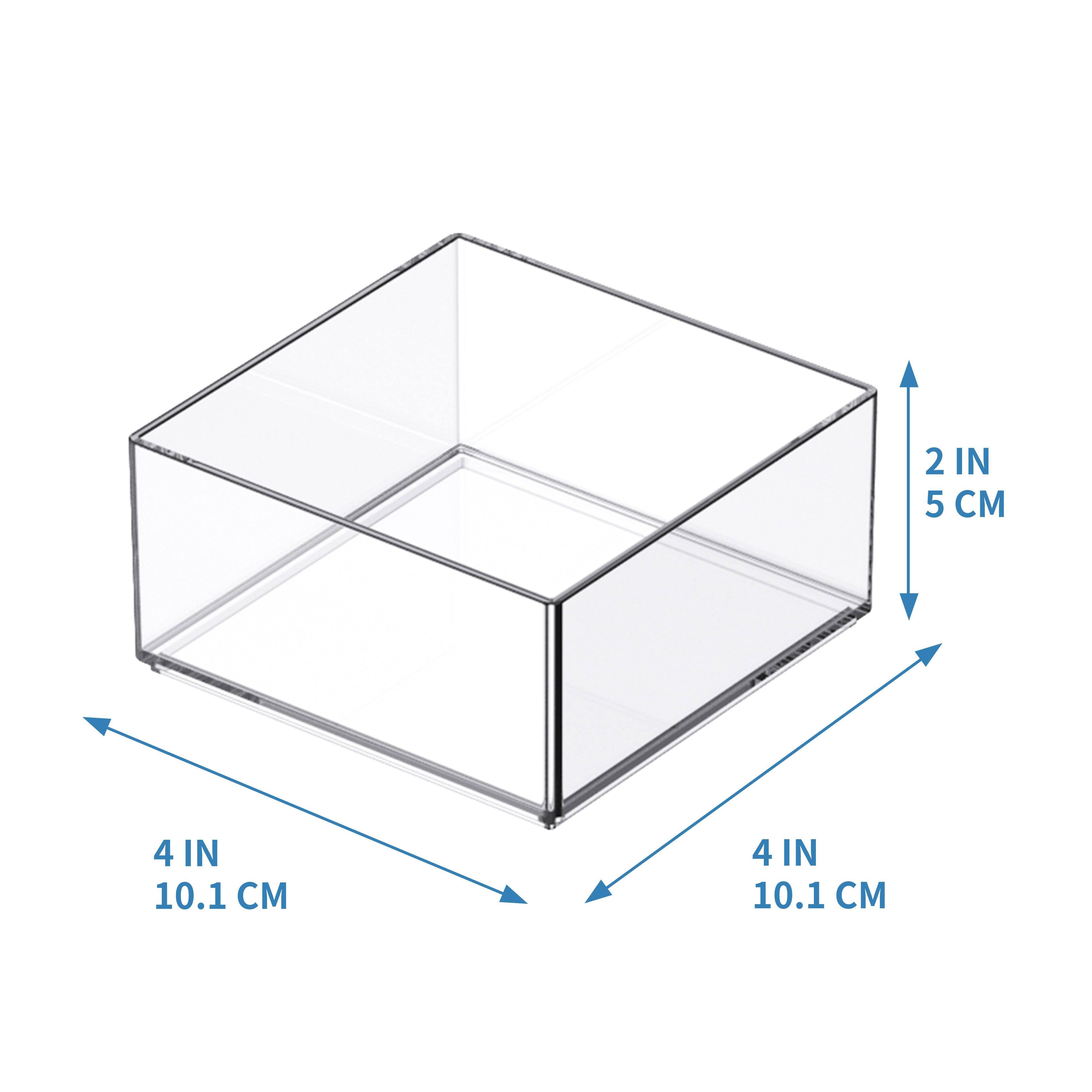4" x 4" Clear Stacking Storage Tray by Simply Tidy™