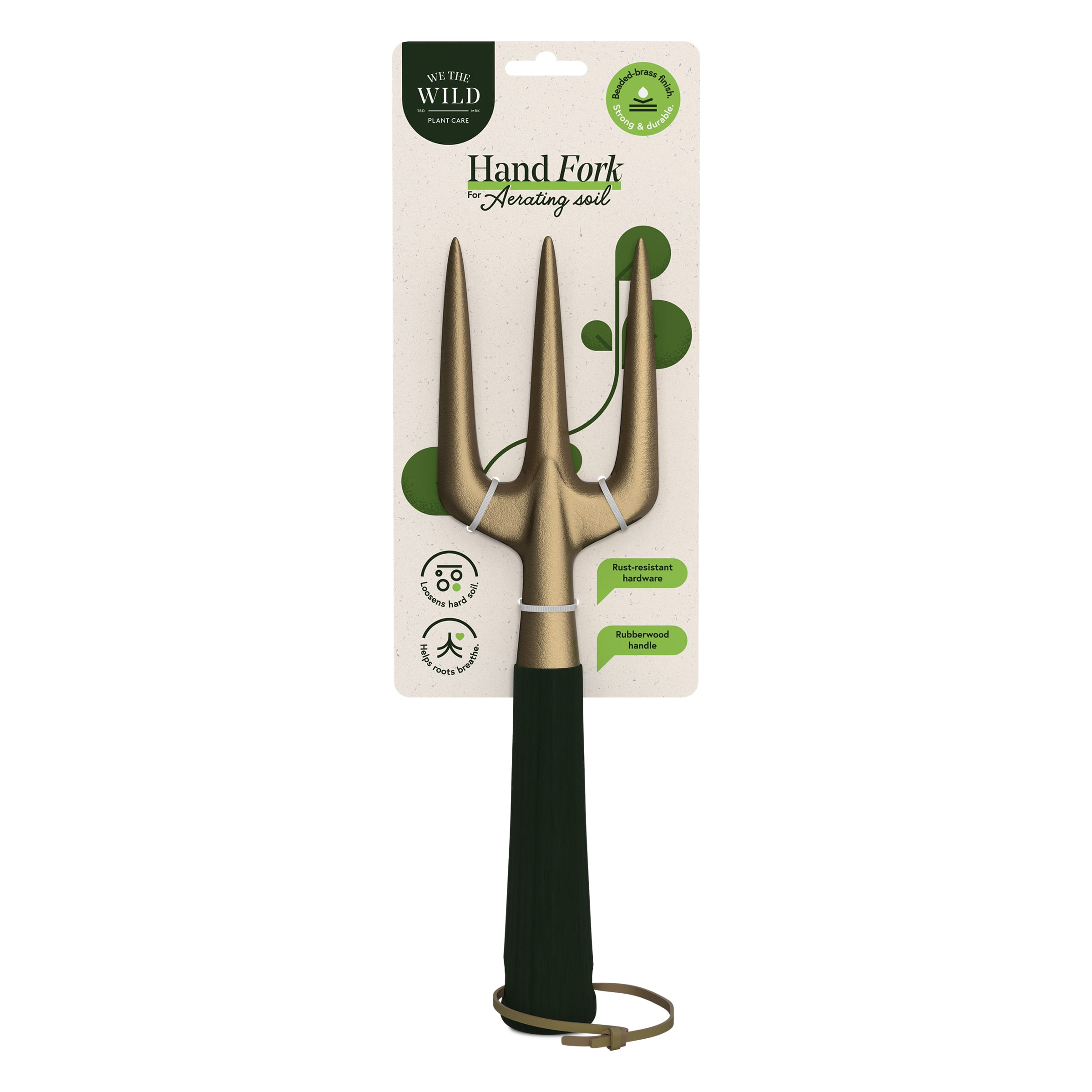 We The Wild® Rust & Scratch Resistant Metal Gardening Hand Fork