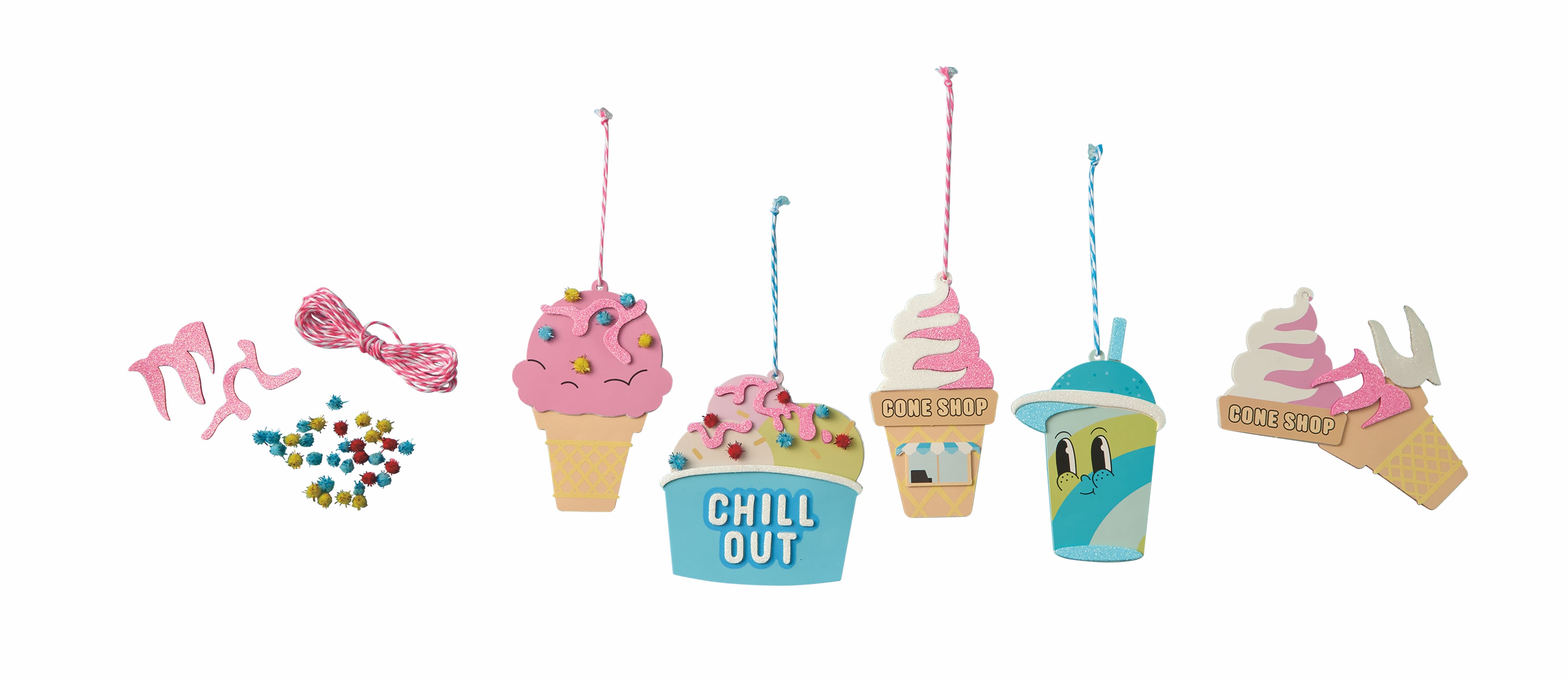 Summer Ice Cream Ornament Craft Kit by Creatology™