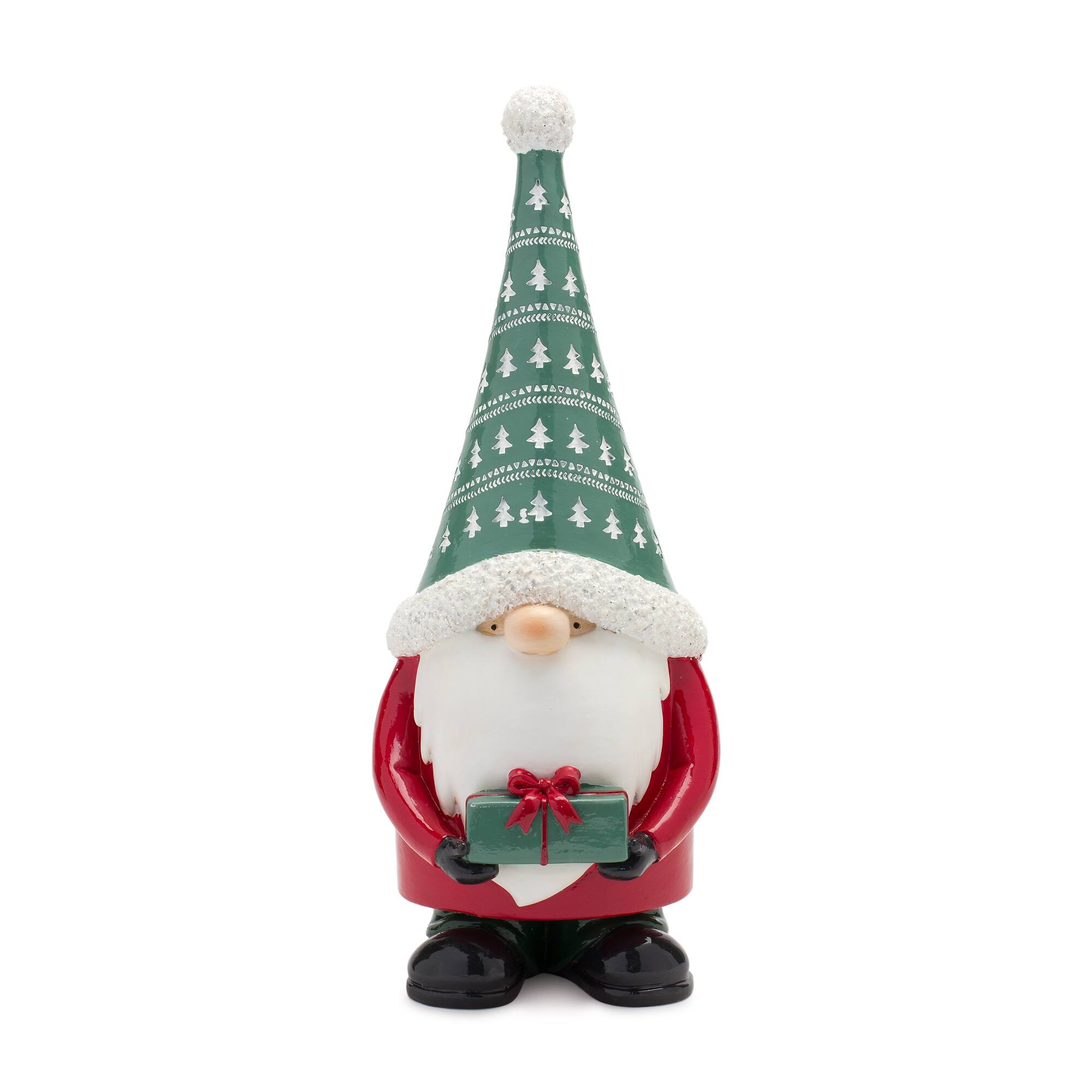 12" Holiday Gnome Figurine Set