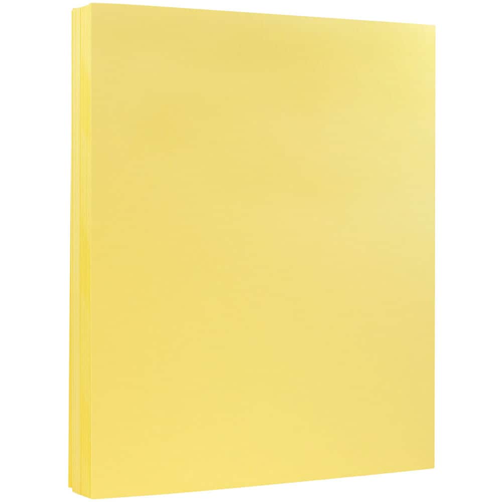 JAM Paper 8.5'' x 11'' 67lb. Vellum Bristol Cardstock, 50 Sheets