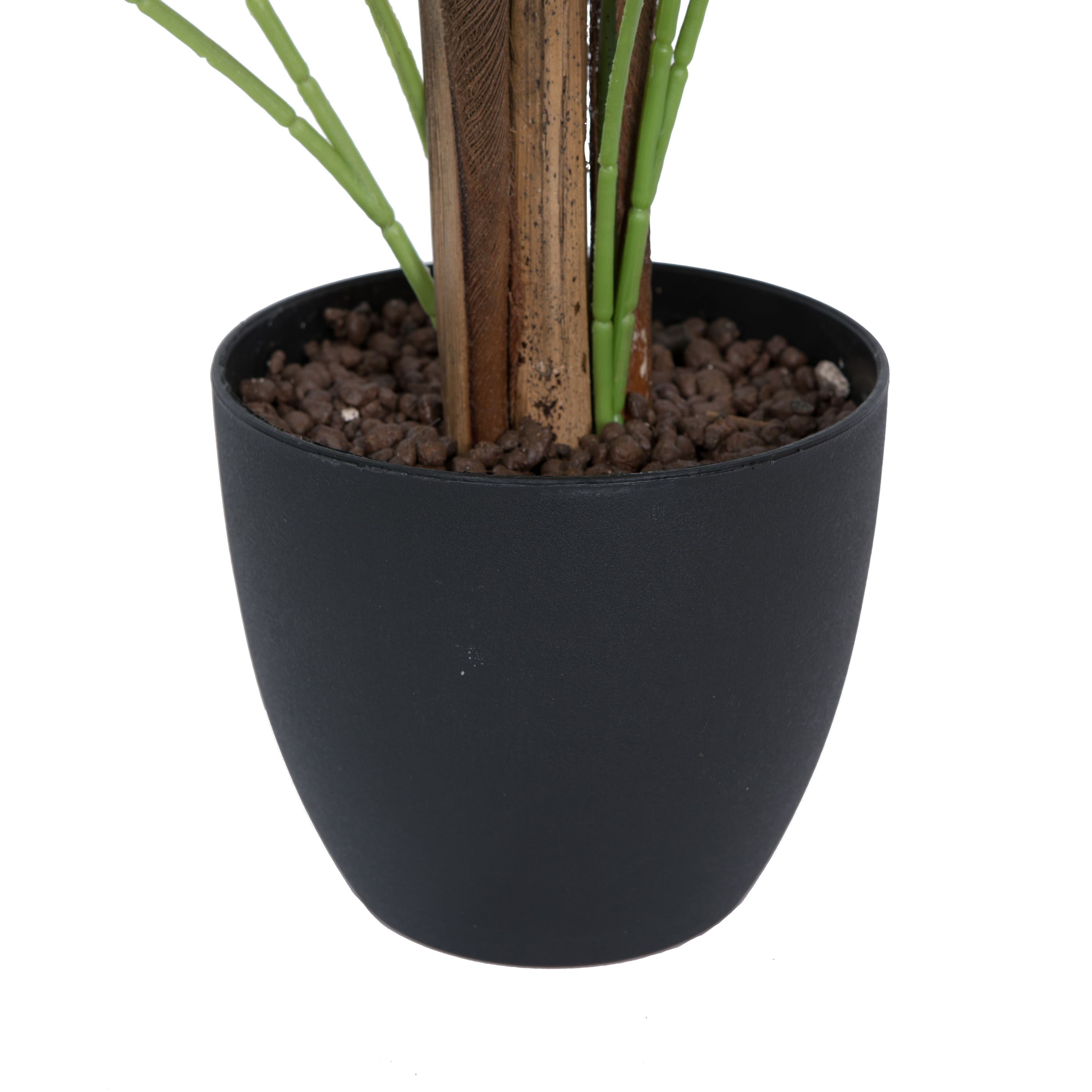 5ft. Artificial Potted Fern Palm with Real Touch Leaves