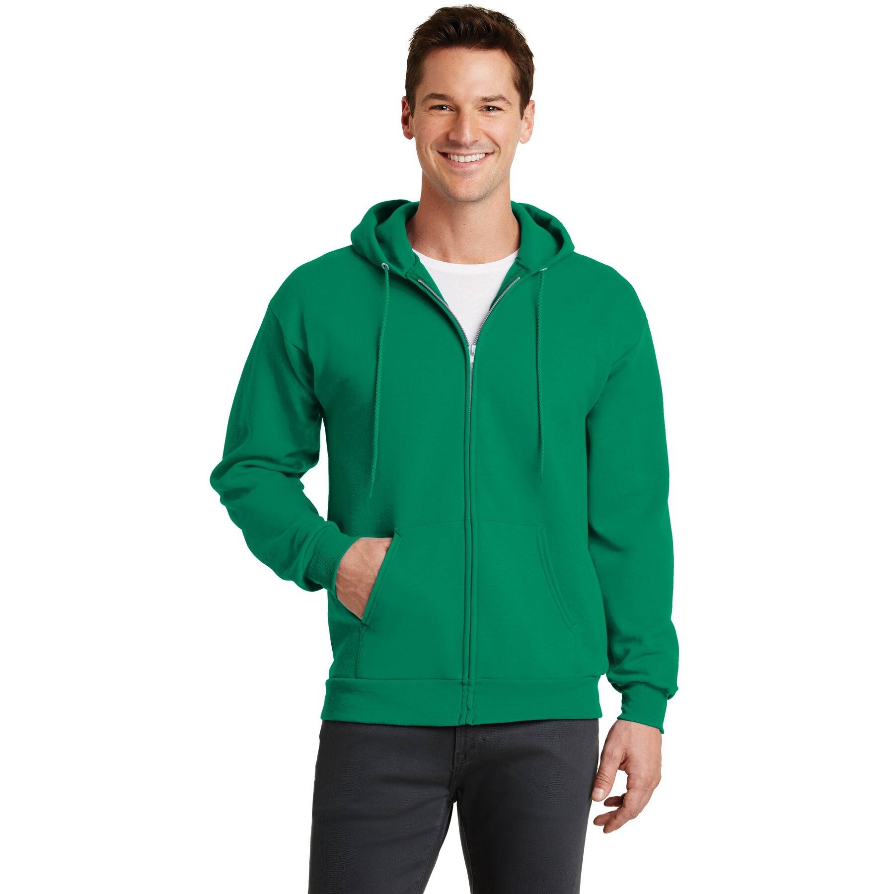 Port & Company® Core Fleece Full-Zip Hooded Sweatshirt