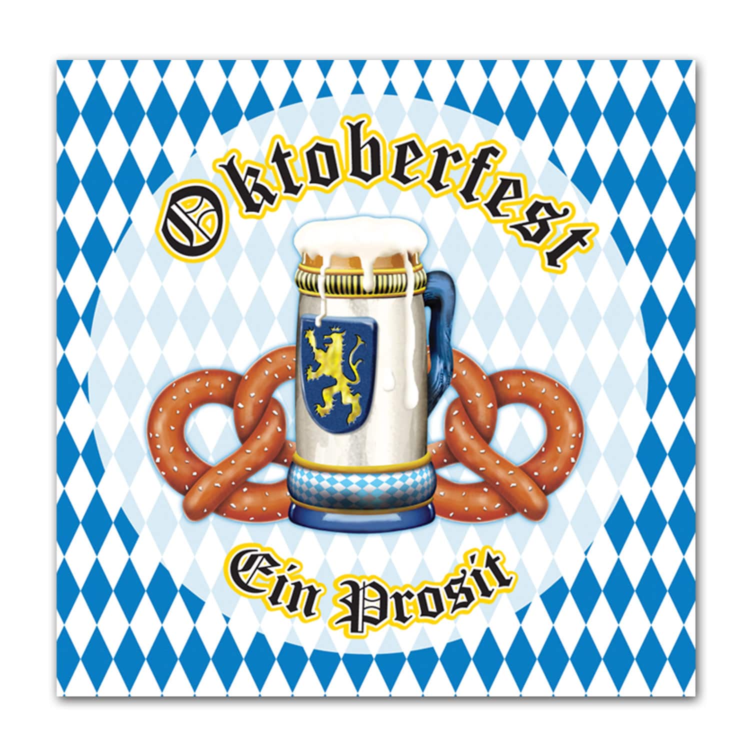 Beistle Oktoberfest Luncheon Napkins, 64ct.