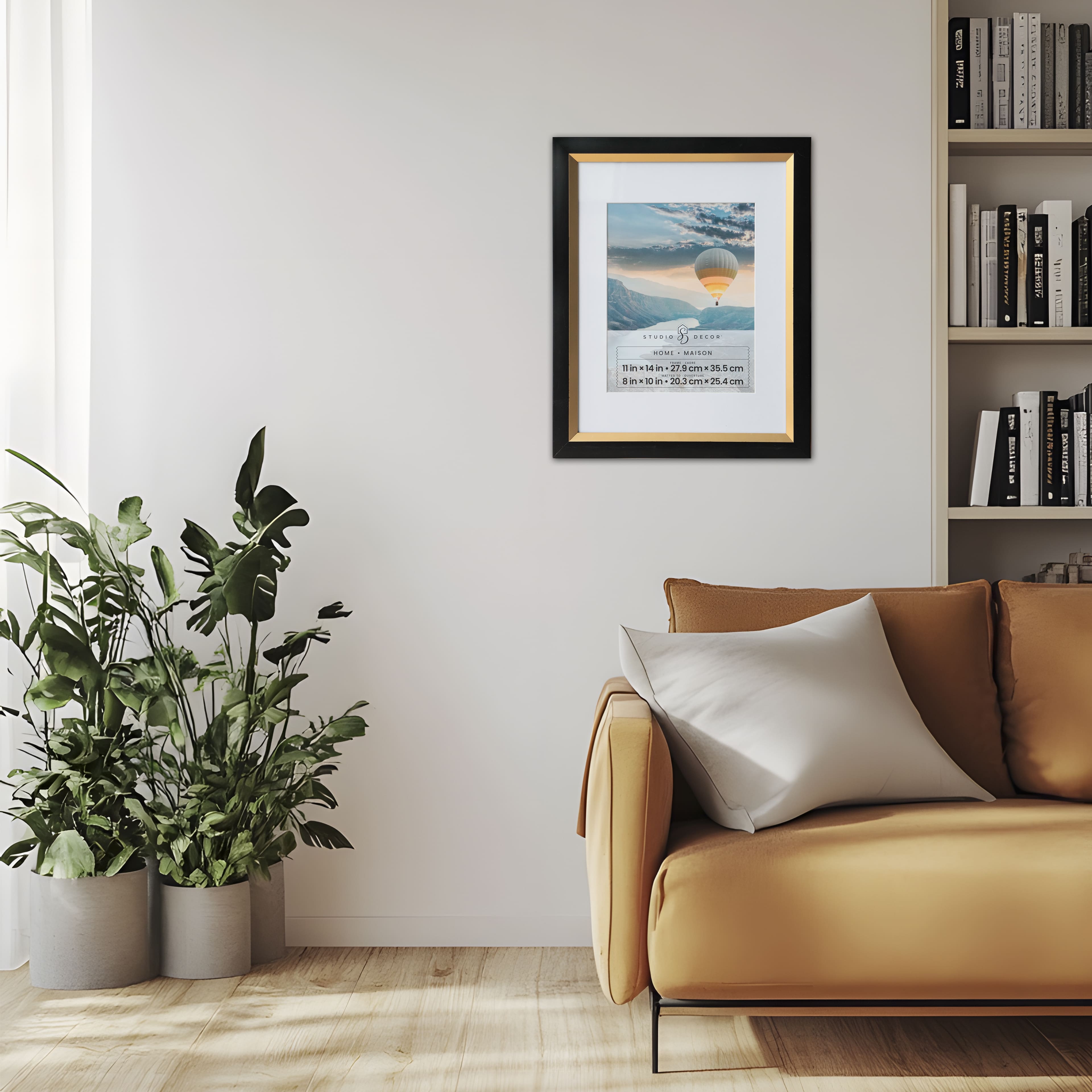 Home Black & Gold Frame with Mat by Studio Décor®
