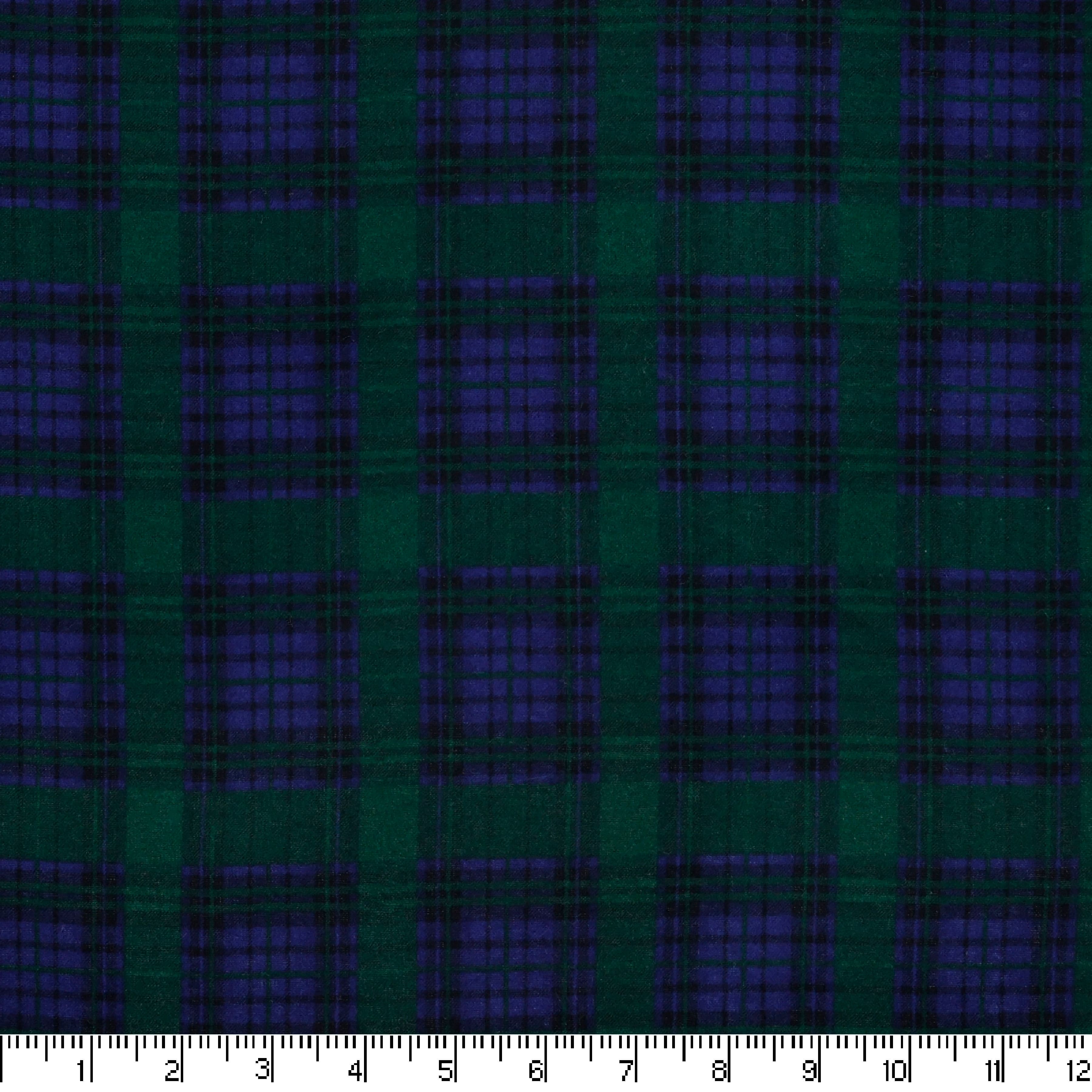 Super Snuggle Traditional Tartan Plaid Cotton Flannel