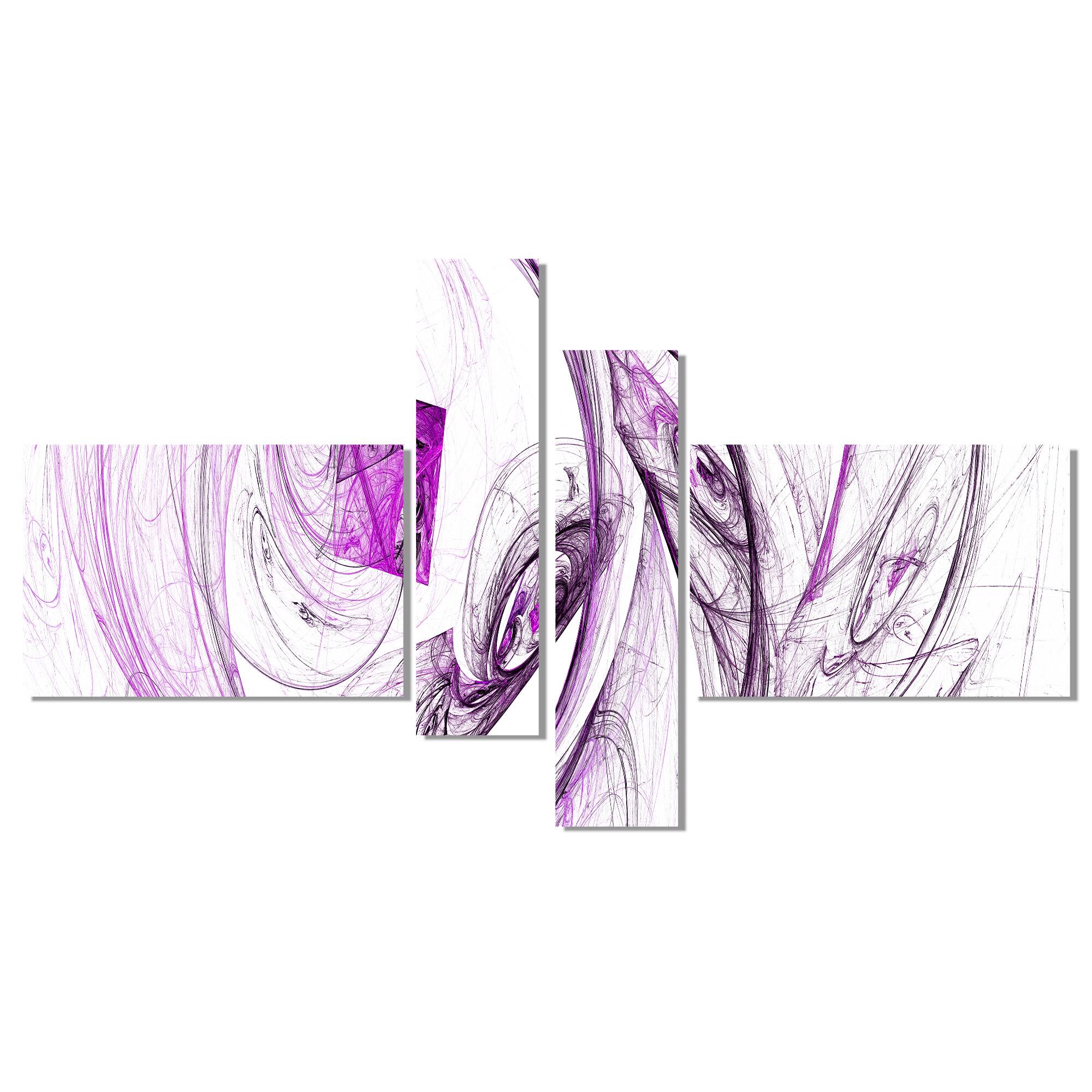 Designart - Billowing Smoke Purple