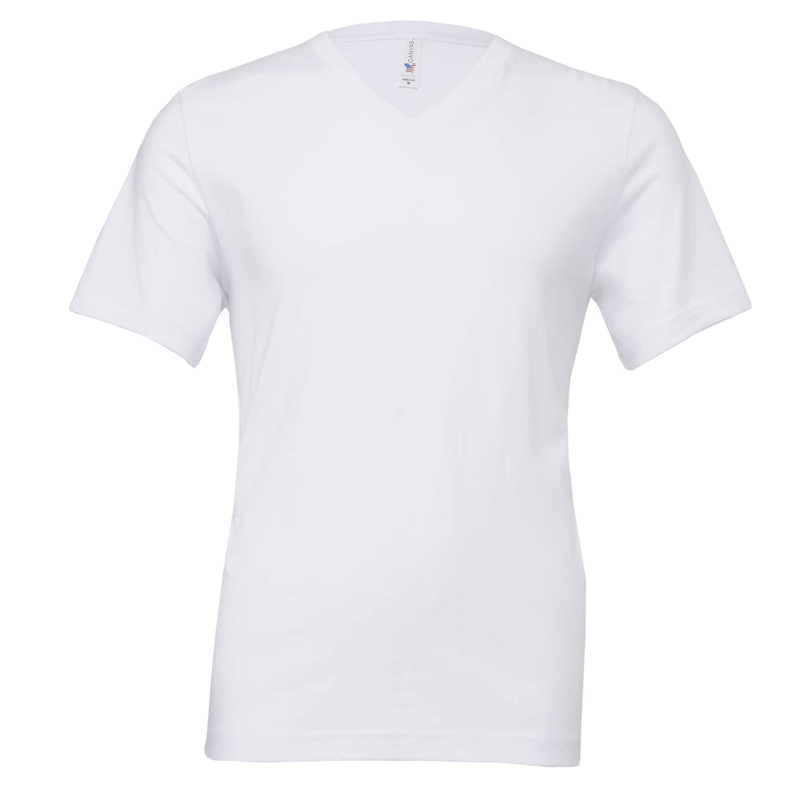 BELLA+CANVAS® Short Sleeve V-Neck Adult Unisex Cotton Jersey T-Shirt