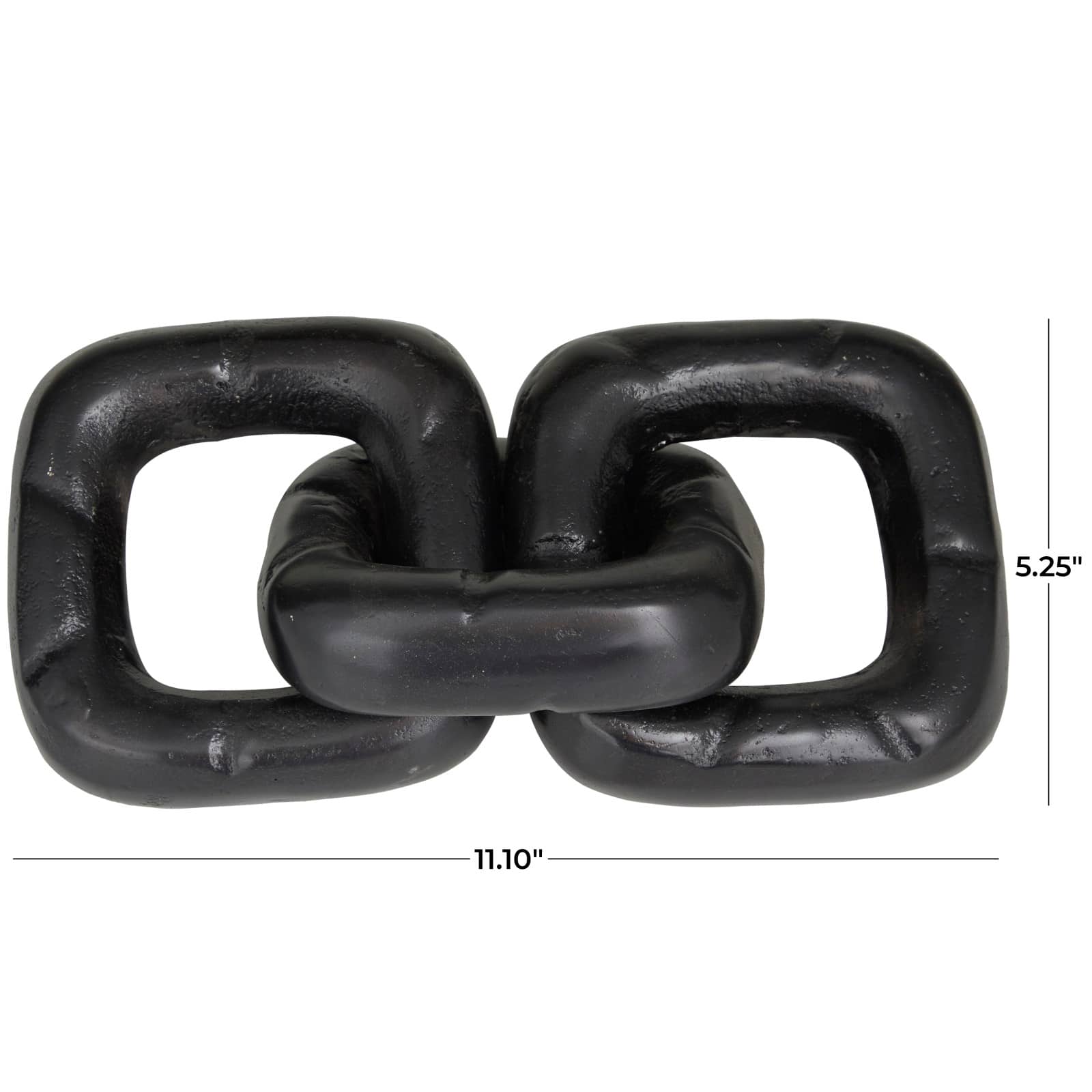 11" Aluminum Chain Sculpture