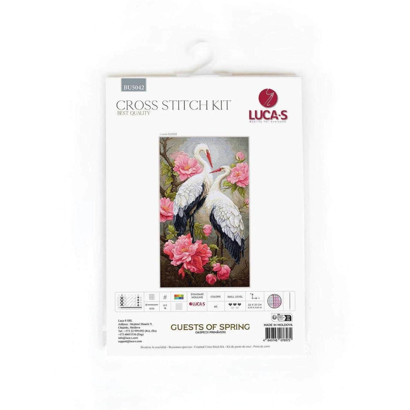Luca-S Guests of Spring Counted Cross Stitch Kit