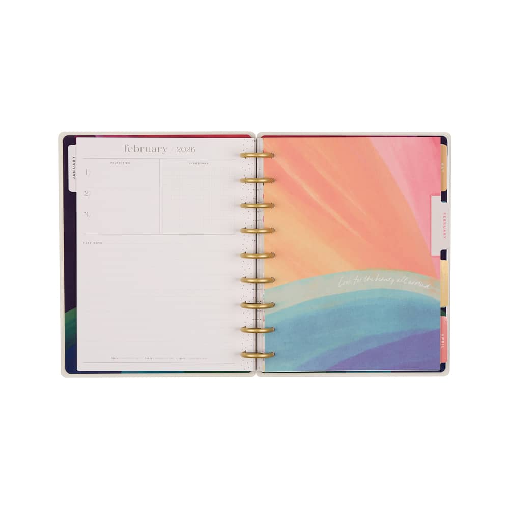 Le planificateur classique Happy Planner Énergie florale