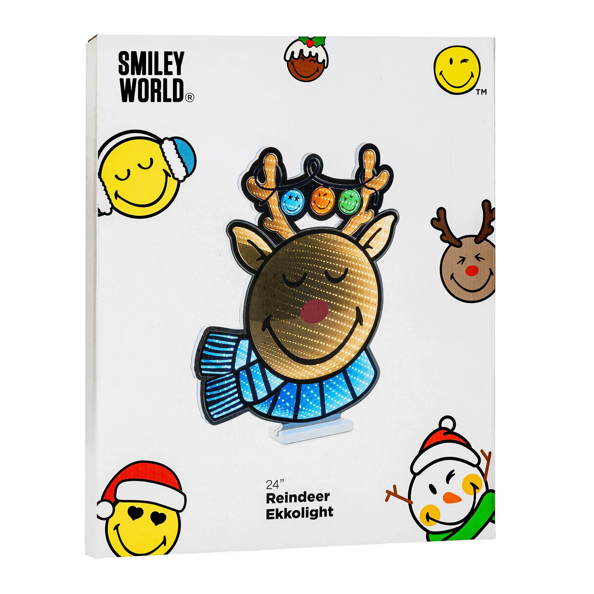 SmileyWorld® 24" Holiday Reindeer EkkoLight