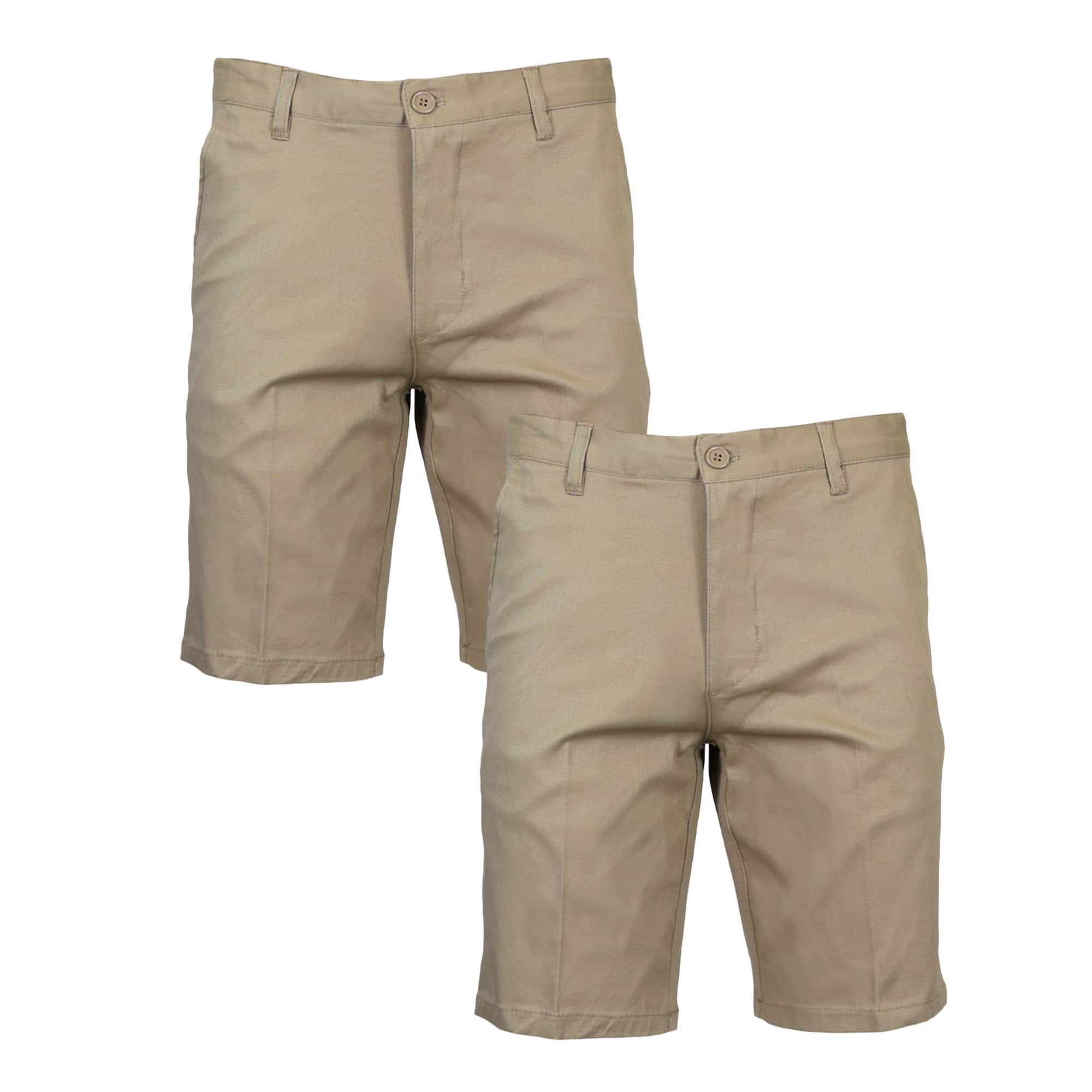Galaxy by Harvic Slim Fitting Cotton Flex Stretch Men's Chino Shorts