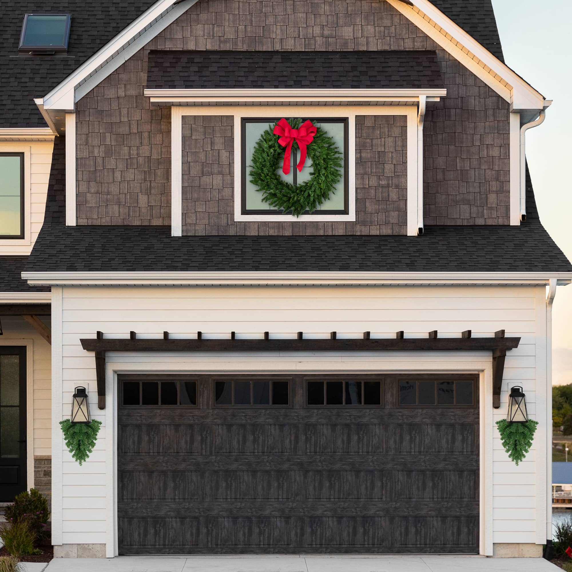 4Ft Lush Mixed Pine Christmas Wreath By Northlight in Green | 4 ft | Michaels®