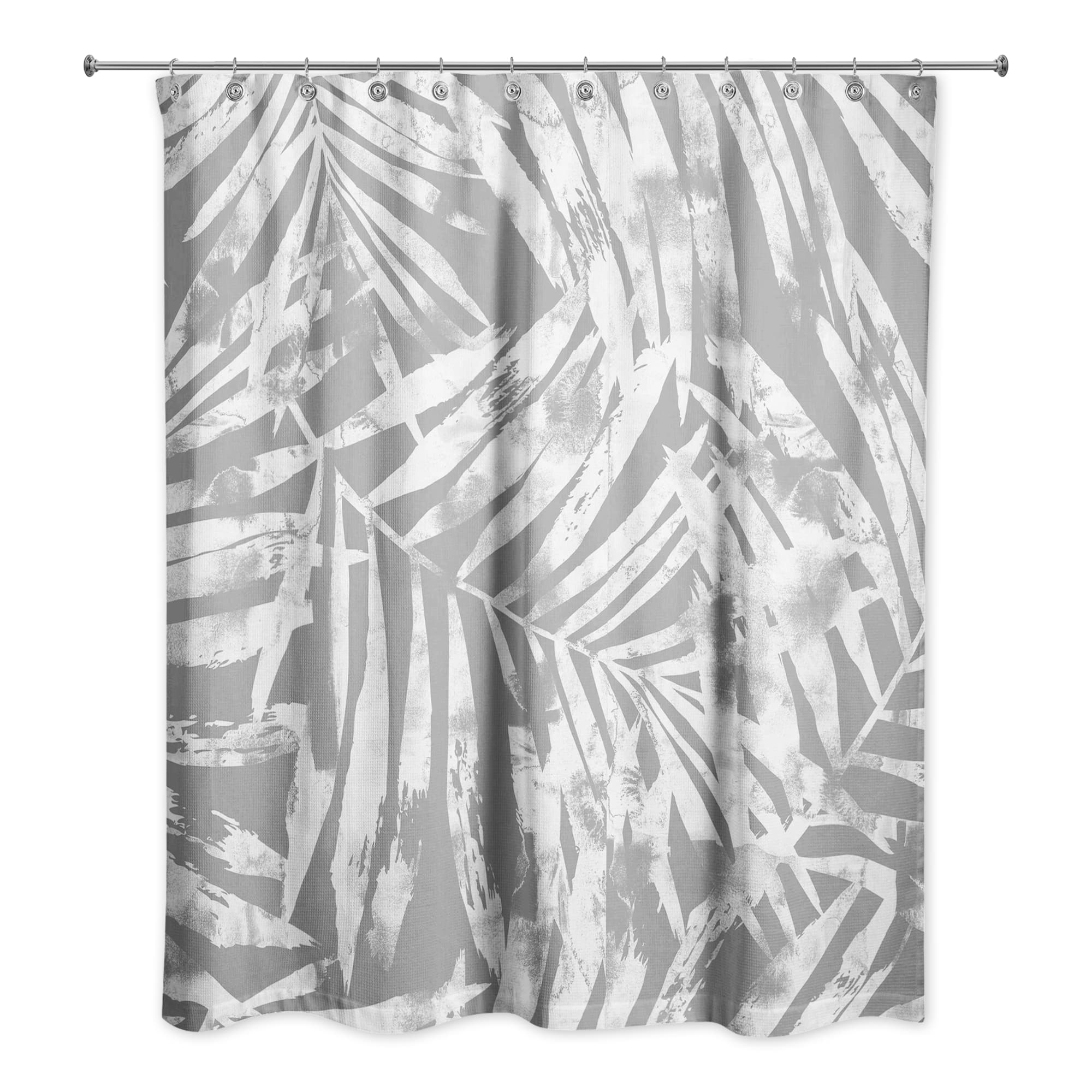 Tropical Leaves Shower Curtain