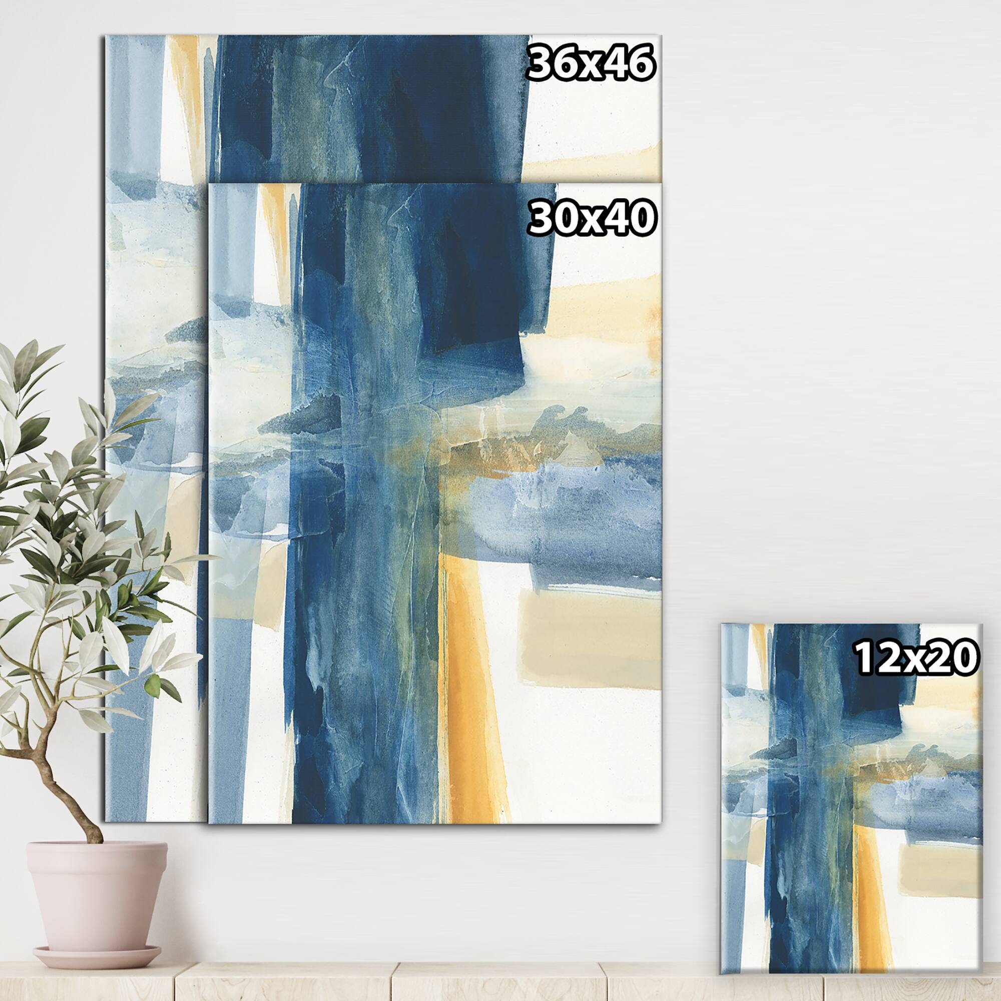 Designart - Indigo Panel VI
