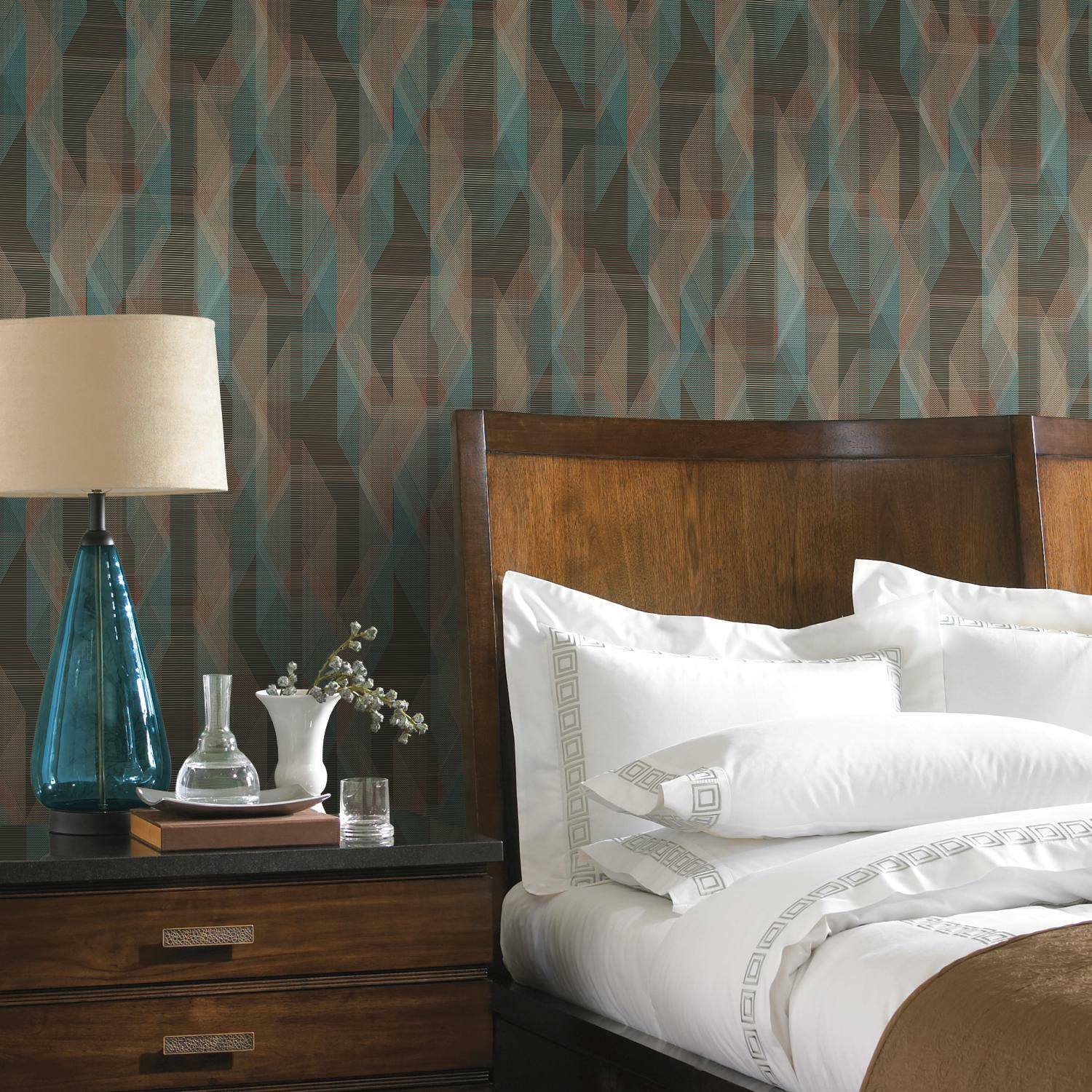 RoomMates Debonair Geometric Peel & Stick Wallpaper