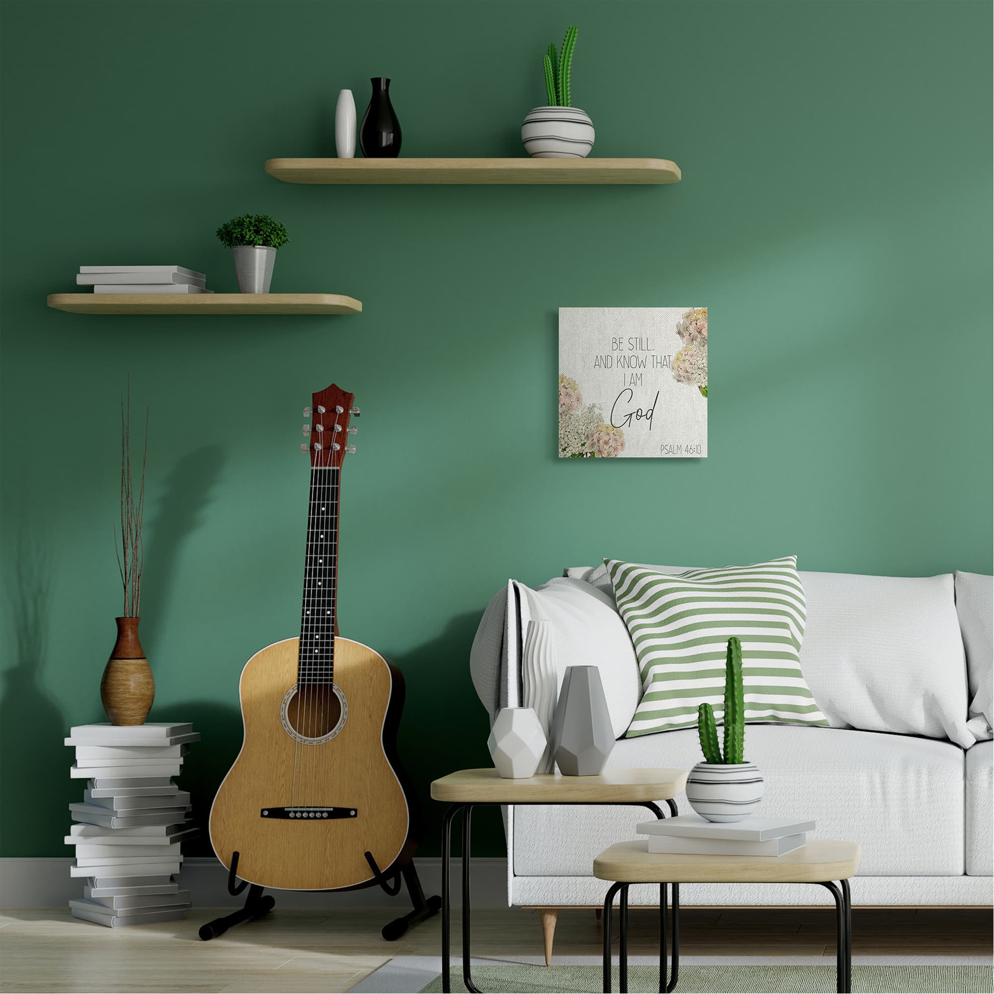 Stupell Industries Be Still Flower Wall Accent