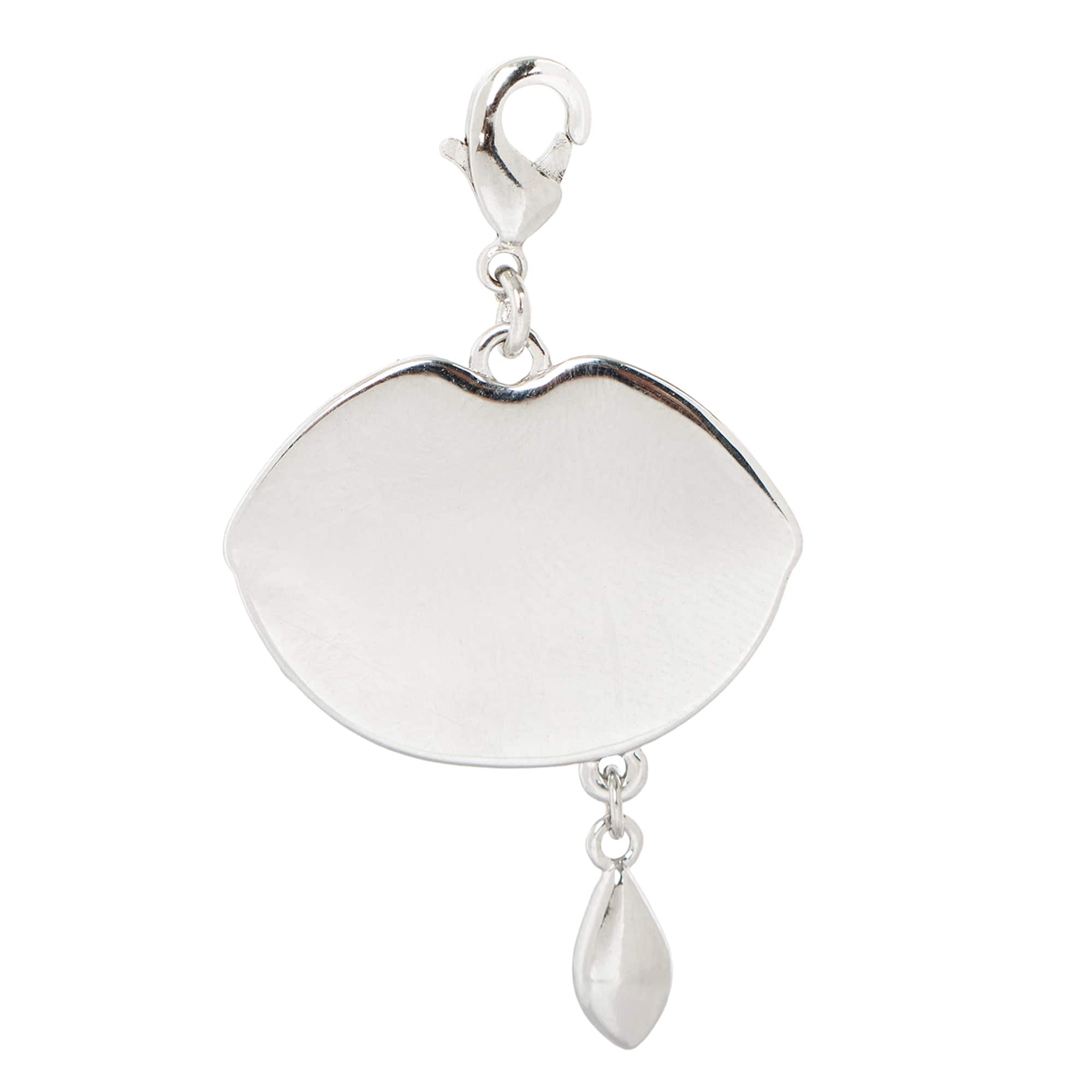 Vampire Lips Austrian Crystal Charm by Bead Landing™