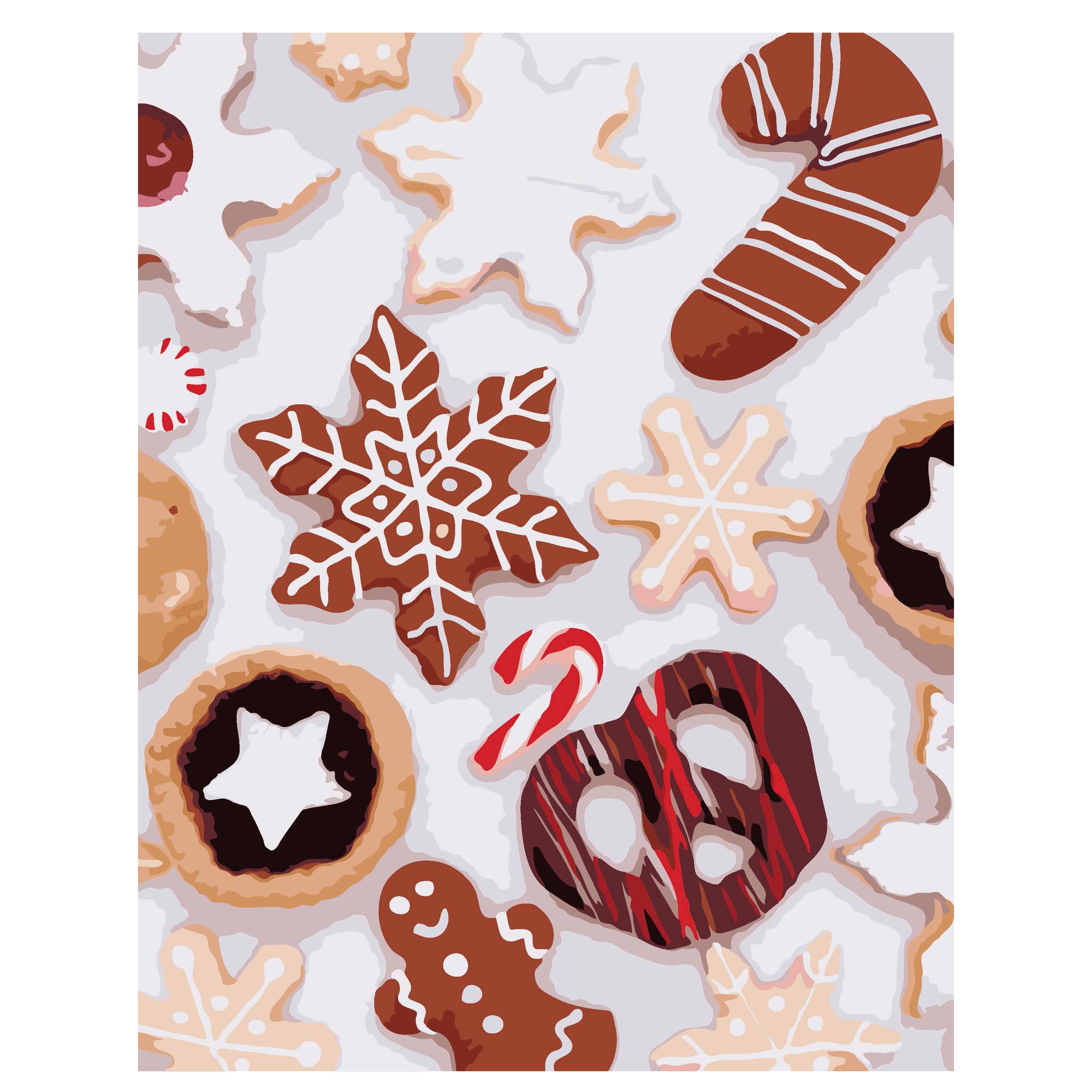 11" x 14" Baked Treats Paint-by-Number Kit by Artist's Loft®